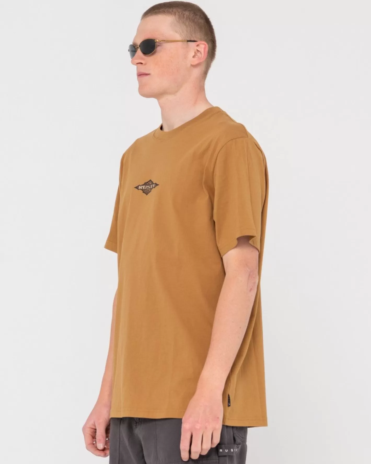Hombre Rusty Camiseta Grafica De Manga Corta Spikey Boy