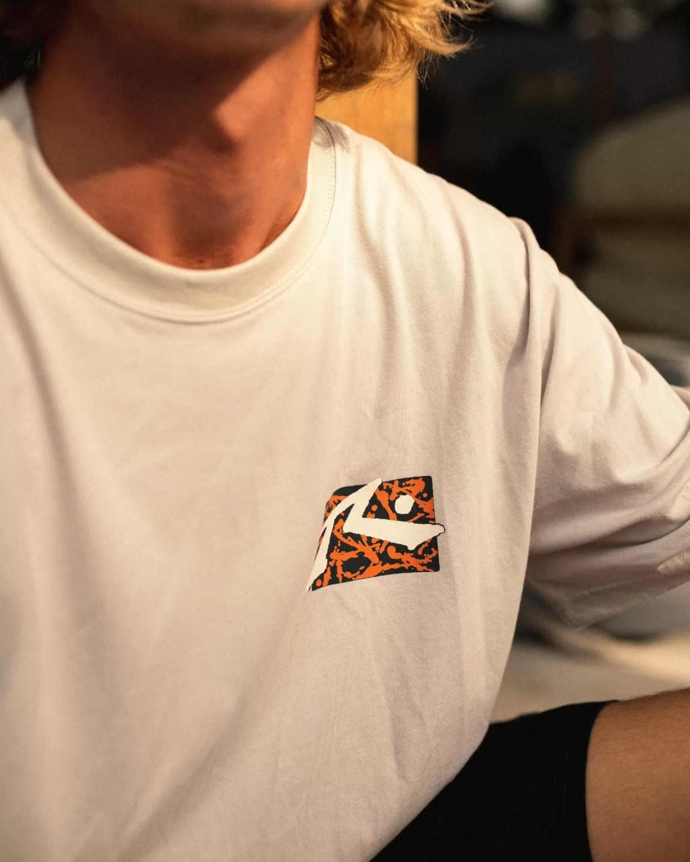 Hombre Rusty Camiseta Grafica De Manga Corta Splat Down
