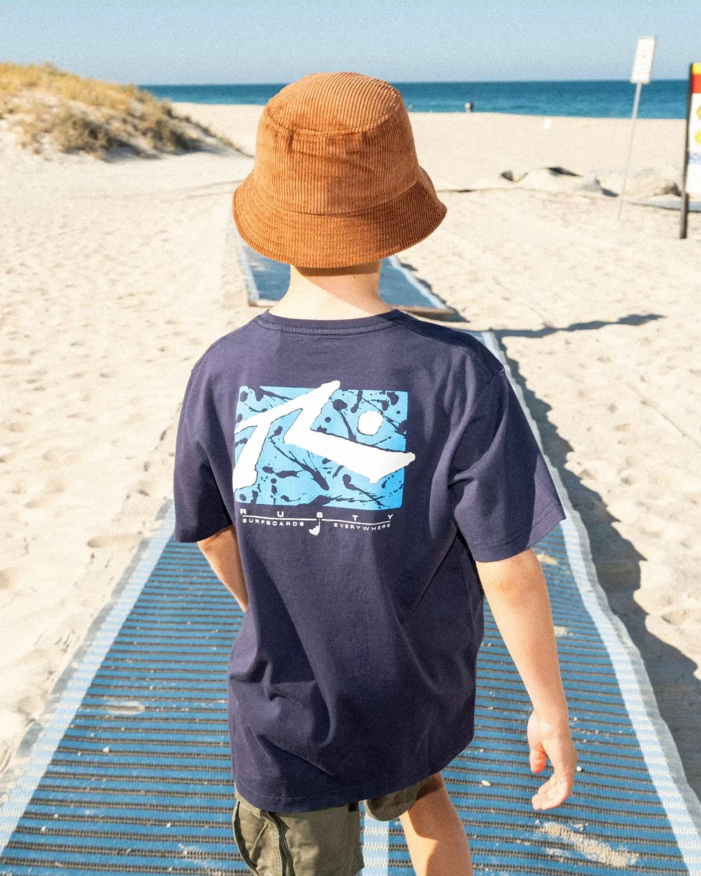 Niños Rusty Camiseta Grafica De Manga Corta Splat Down Para Niños