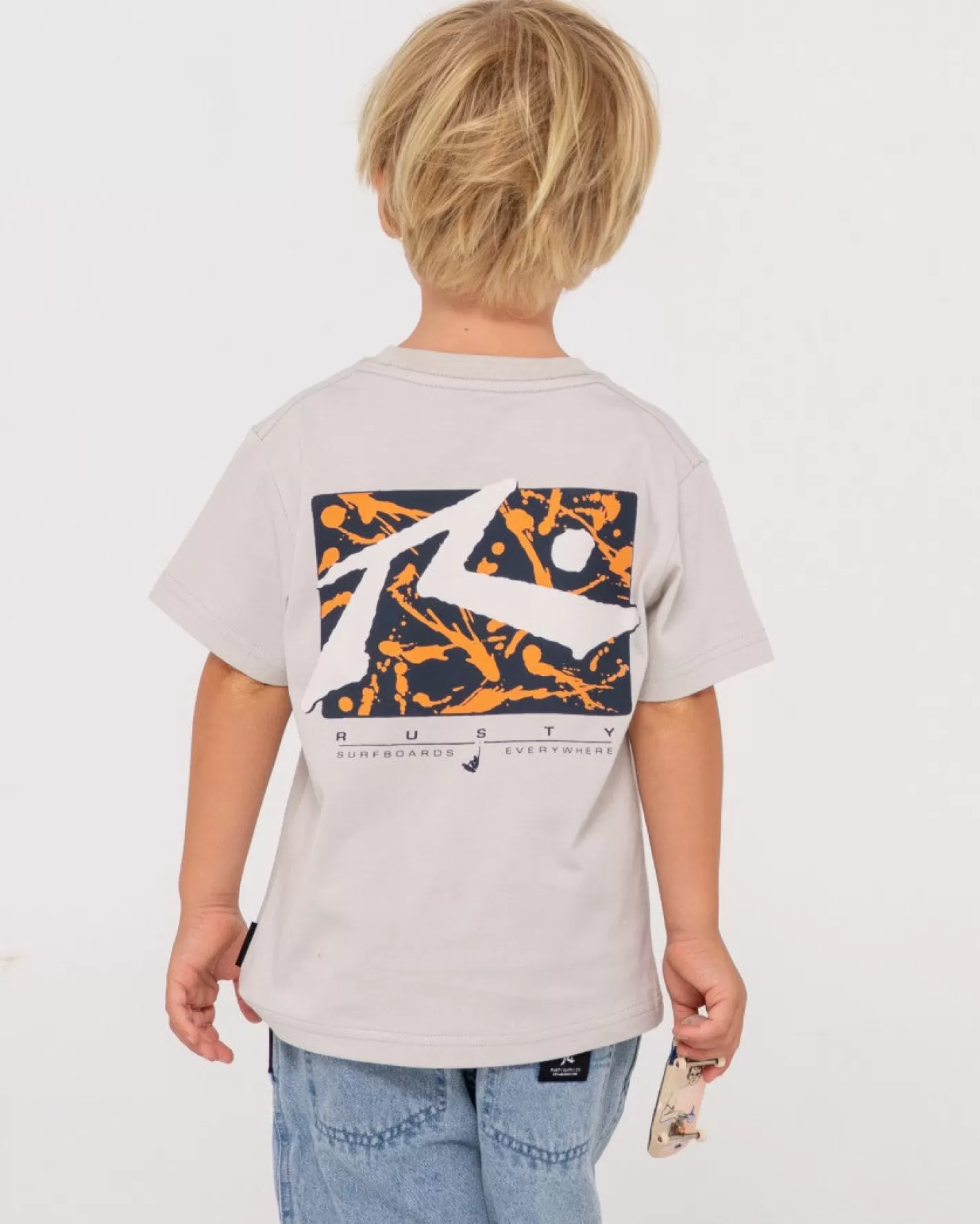 Niños Rusty Camiseta Grafica De Manga Corta Splat Down Runts