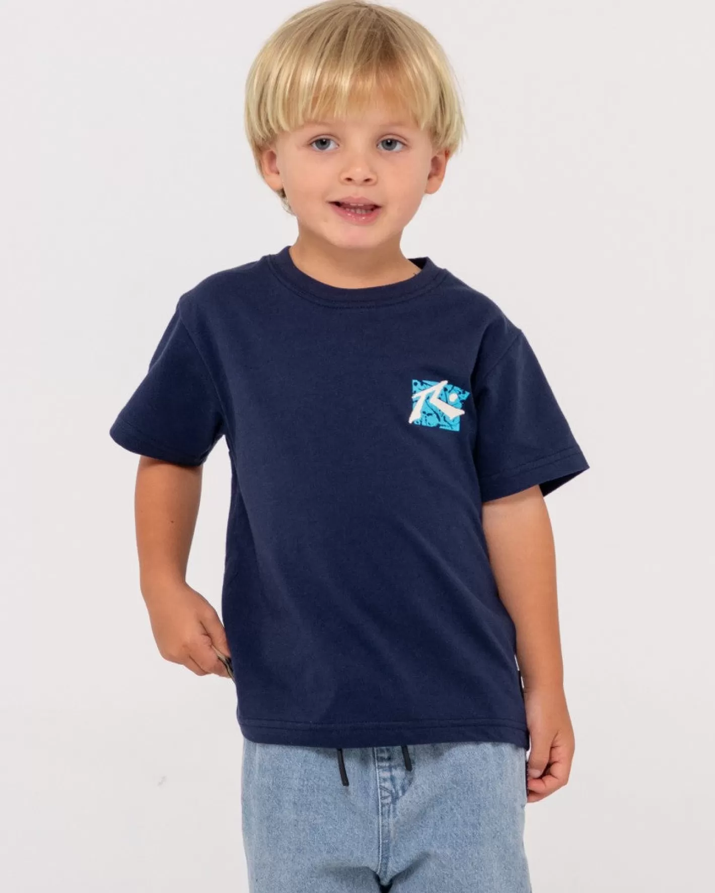 Niños Rusty Camiseta Grafica De Manga Corta Splat Down Runts