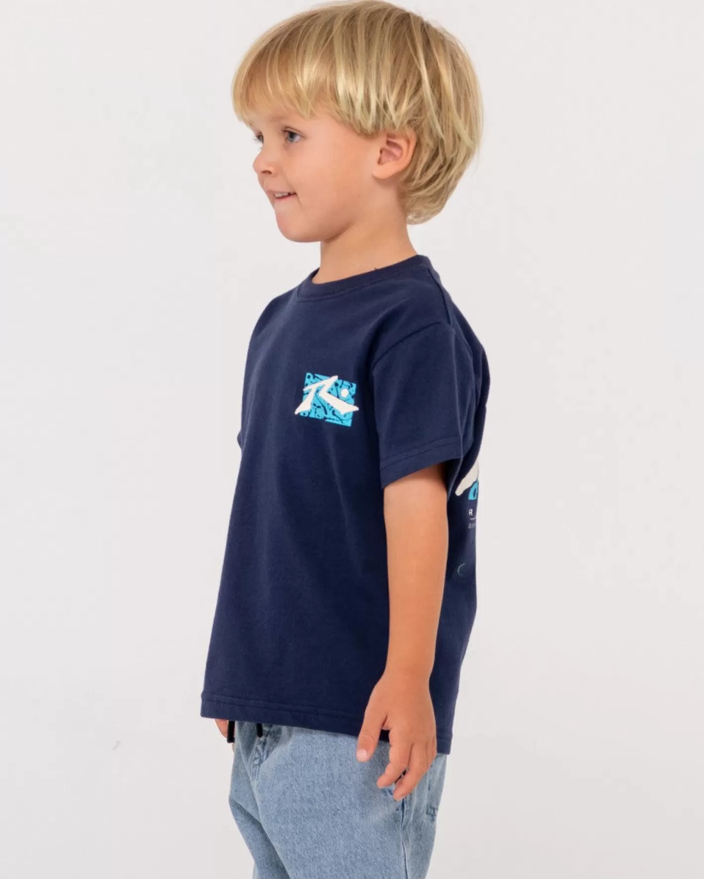 Niños Rusty Camiseta Grafica De Manga Corta Splat Down Runts