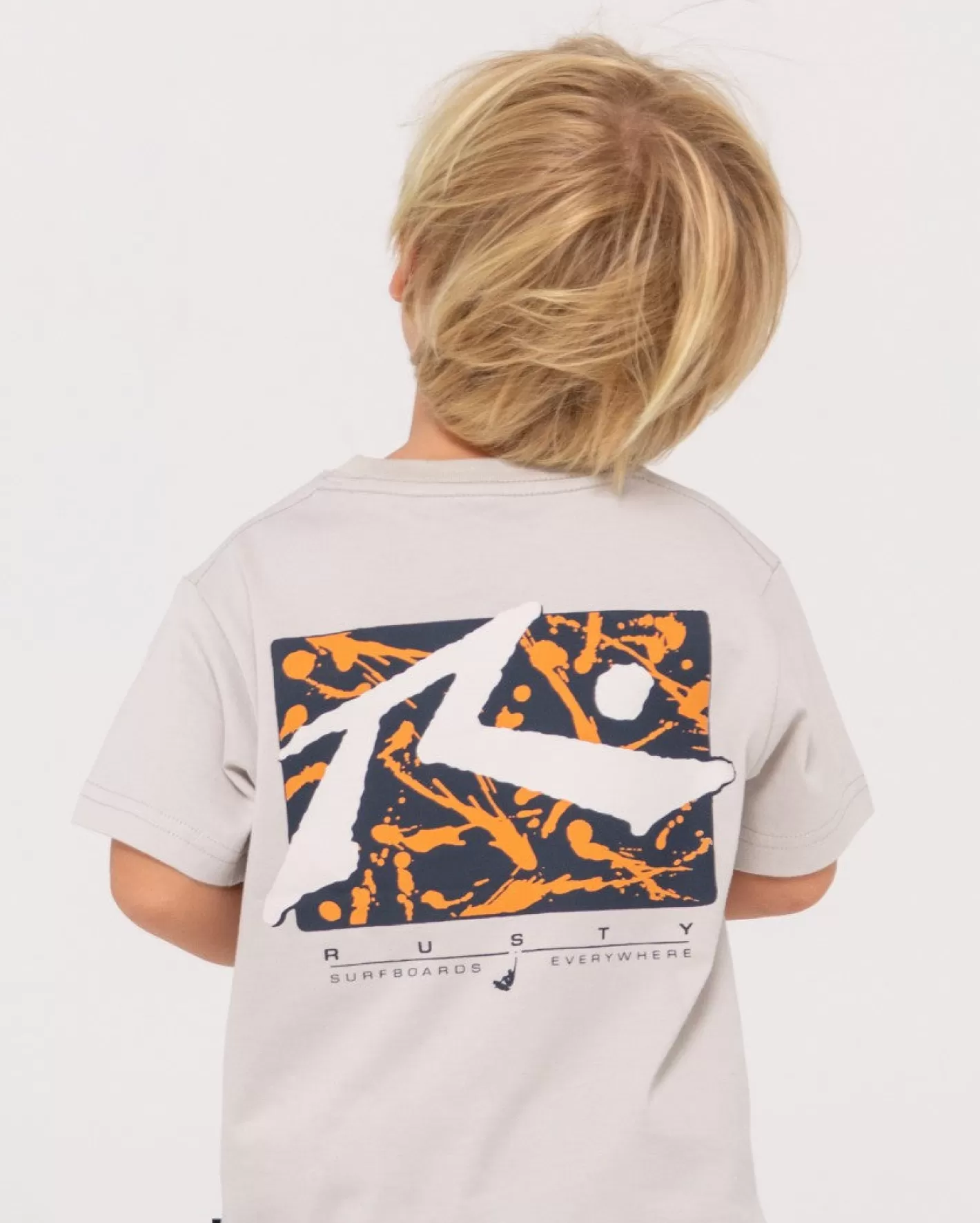 Niños Rusty Camiseta Grafica De Manga Corta Splat Down Runts