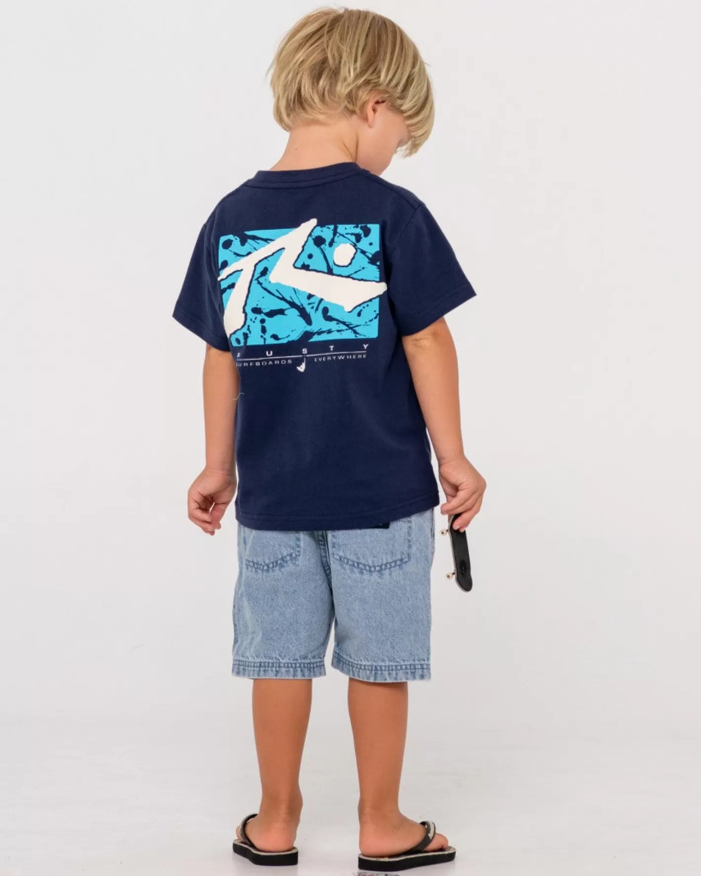 Niños Rusty Camiseta Grafica De Manga Corta Splat Down Runts