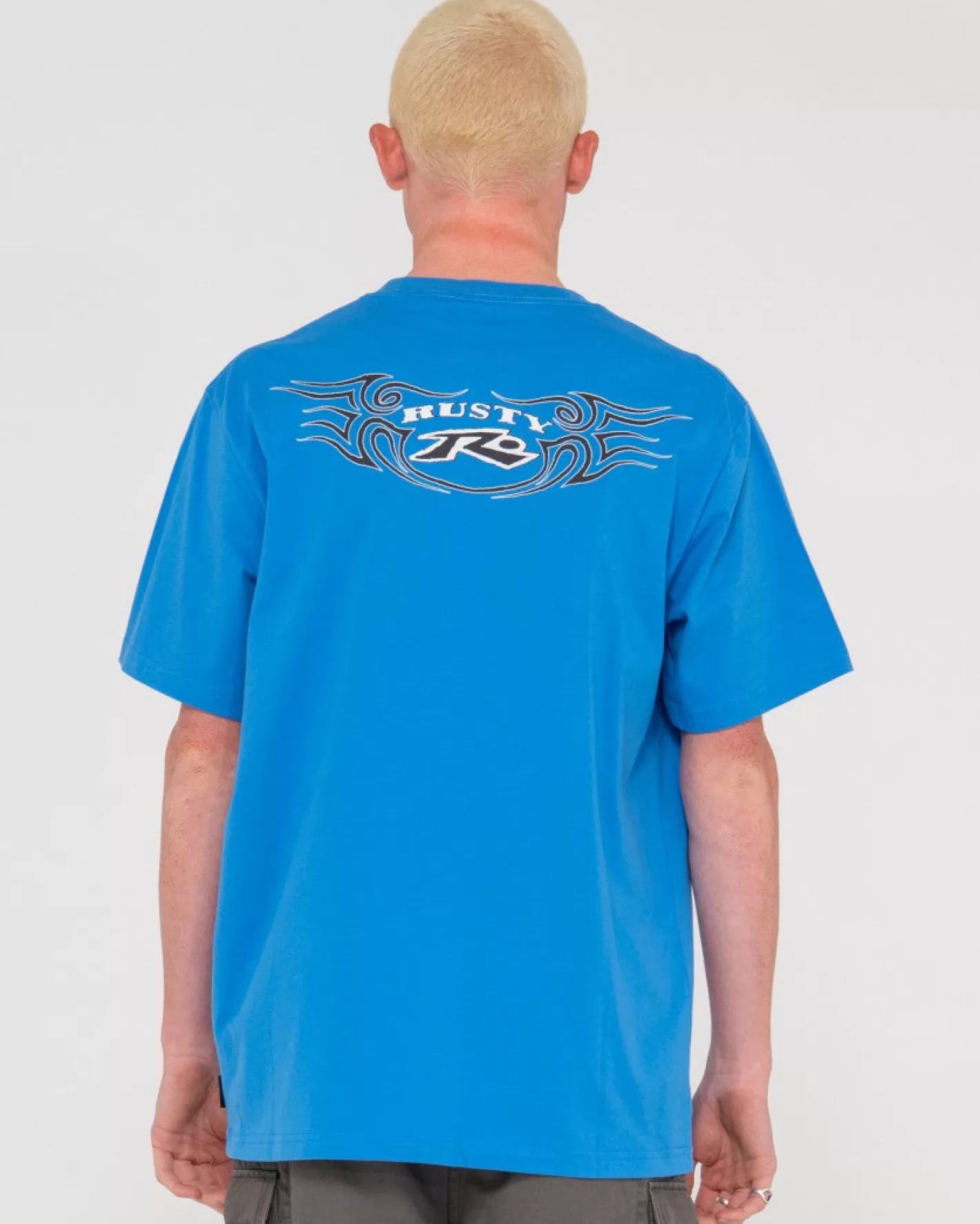 Hombre Rusty Camiseta Grafica De Manga Corta Tribal Burn