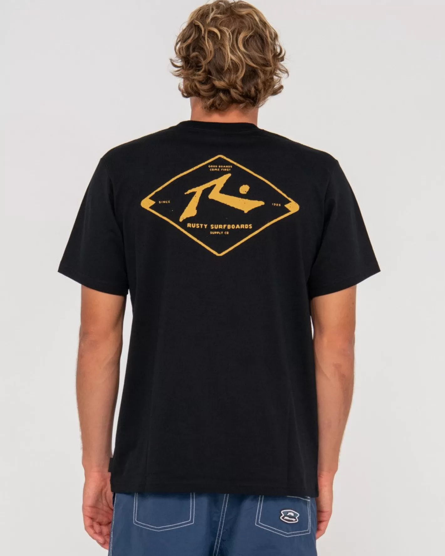 Hombre Rusty Camiseta Grafica De Manga Corta Wull Wolume