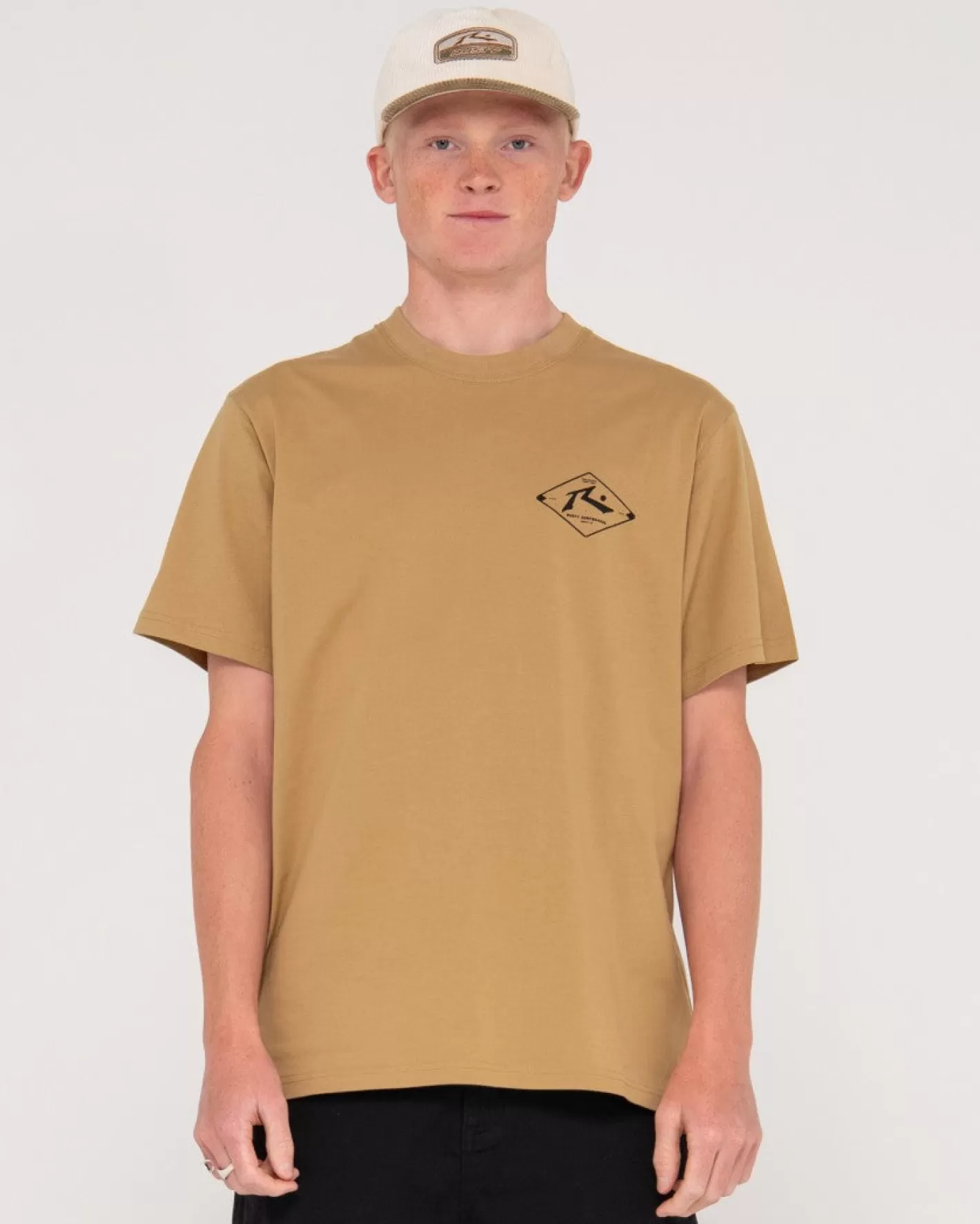 Hombre Rusty Camiseta Grafica De Manga Corta Wull Wolume