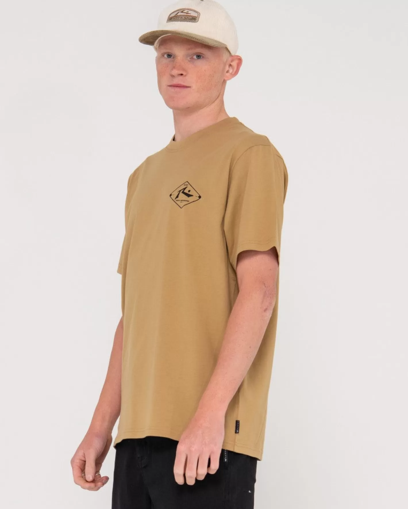 Hombre Rusty Camiseta Grafica De Manga Corta Wull Wolume