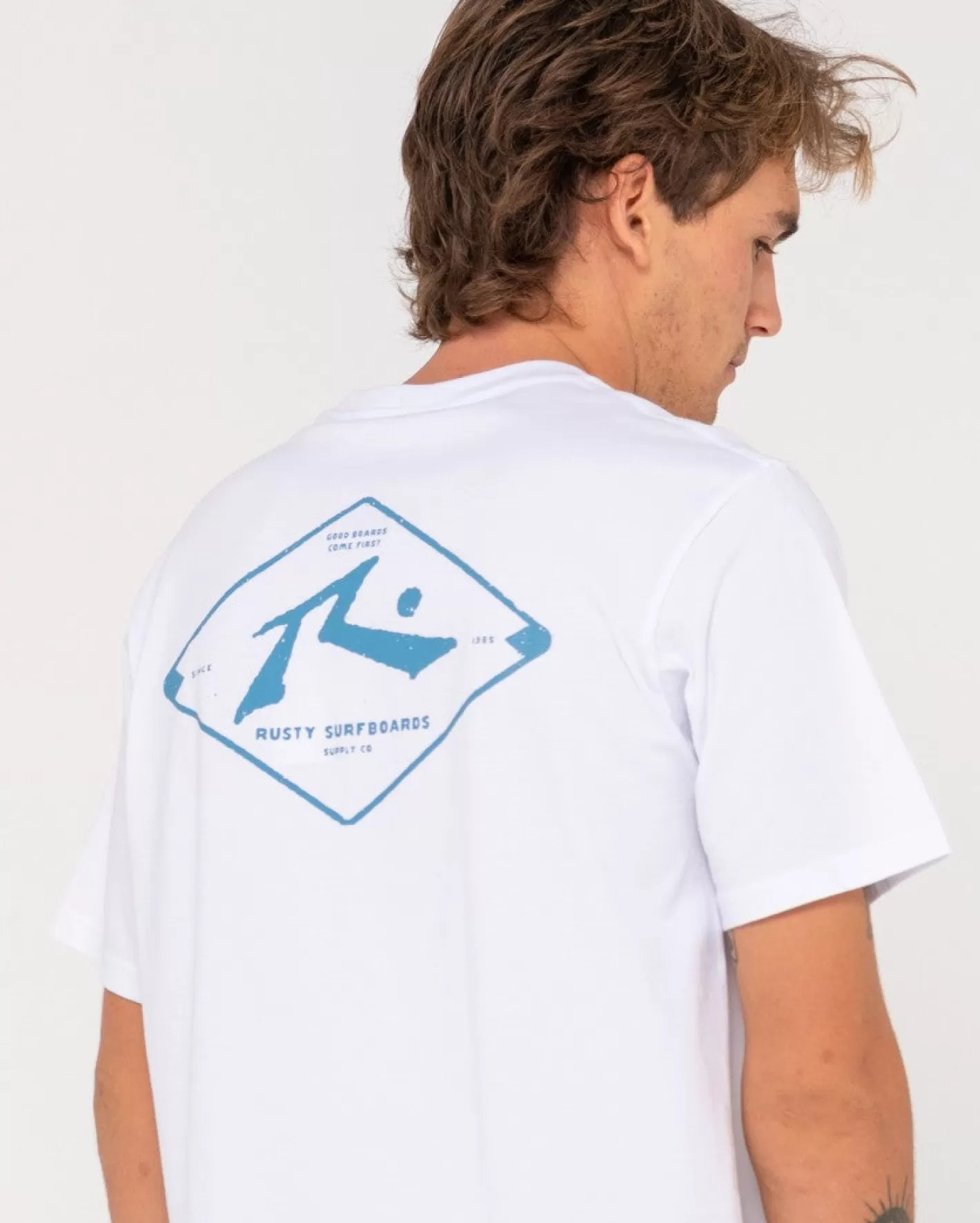 Hombre Rusty Camiseta Grafica De Manga Corta Wull Wolume