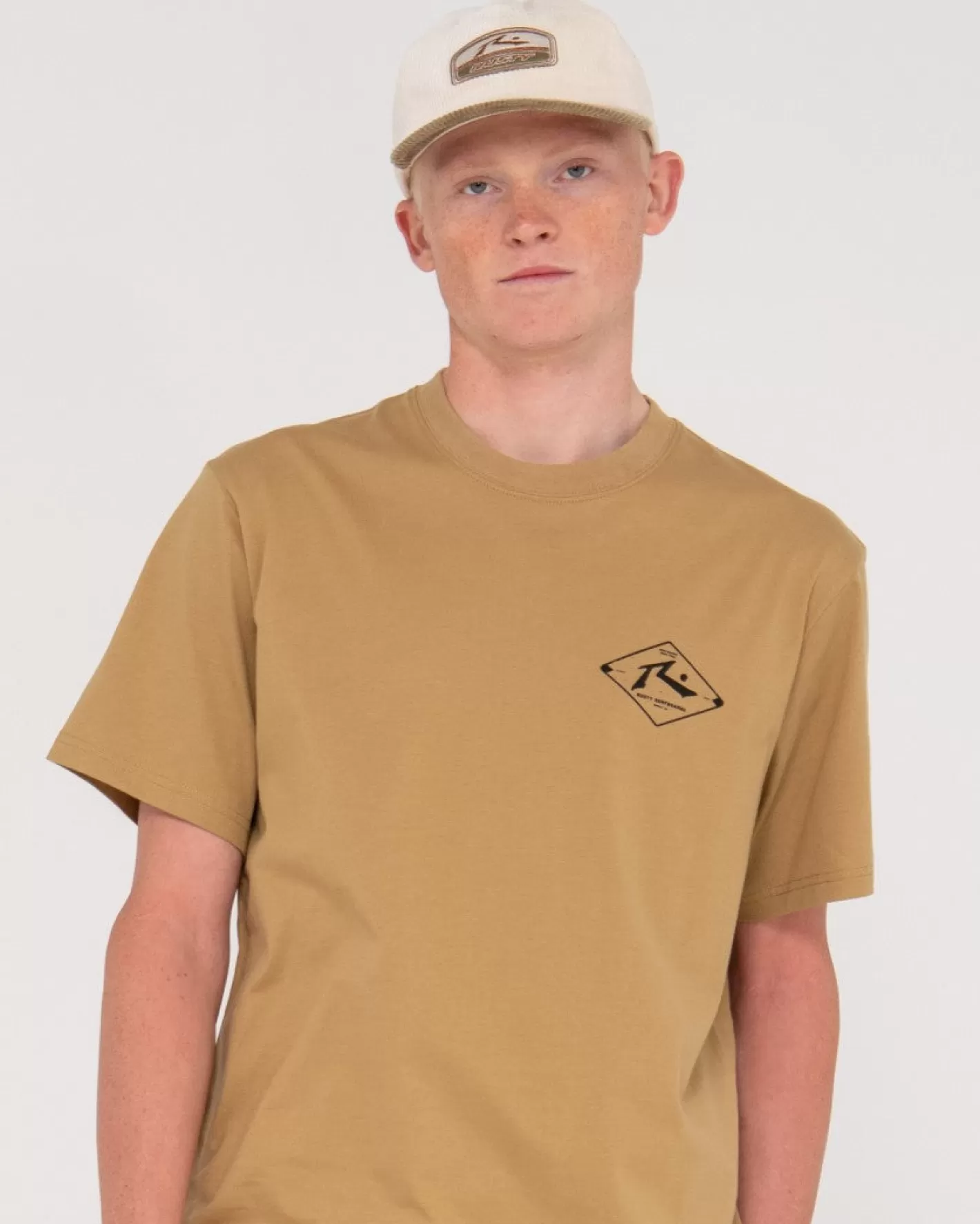 Hombre Rusty Camiseta Grafica De Manga Corta Wull Wolume