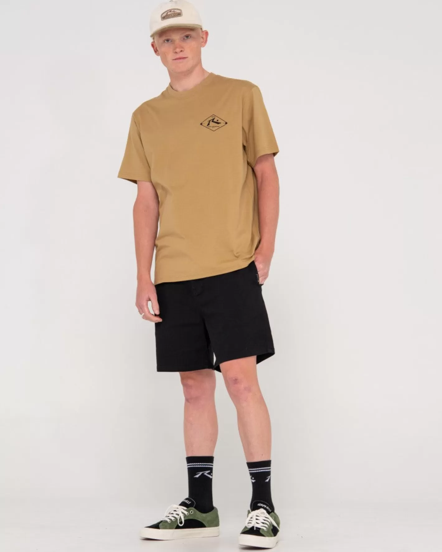 Hombre Rusty Camiseta Grafica De Manga Corta Wull Wolume
