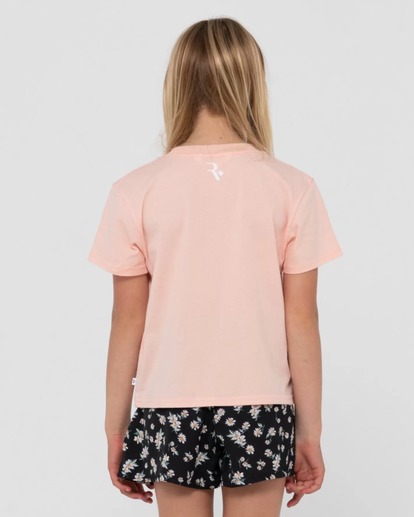 Niños Rusty Camiseta Holgada Con Grafico De La Firma Para Ninas