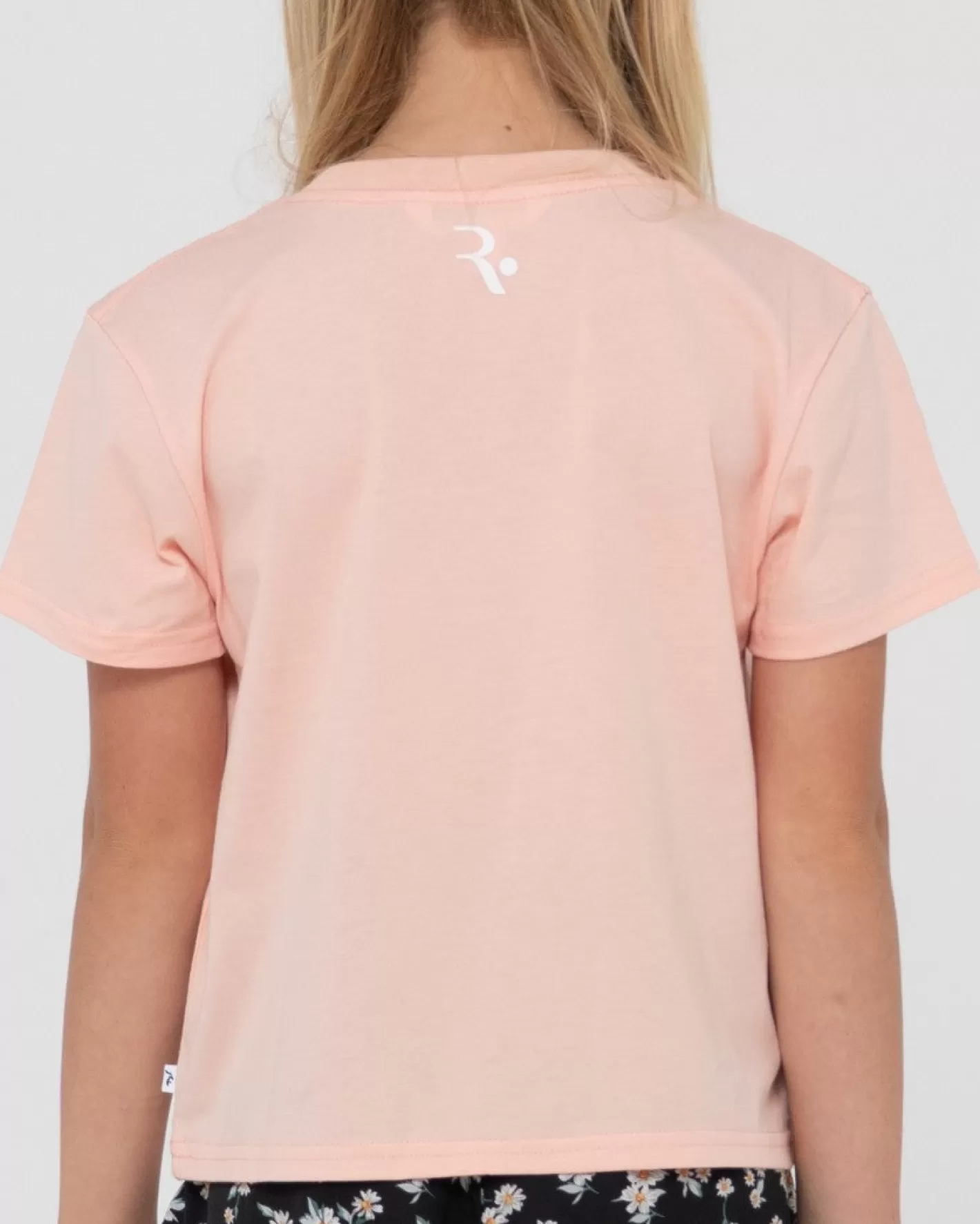 Niños Rusty Camiseta Holgada Con Grafico De La Firma Para Ninas