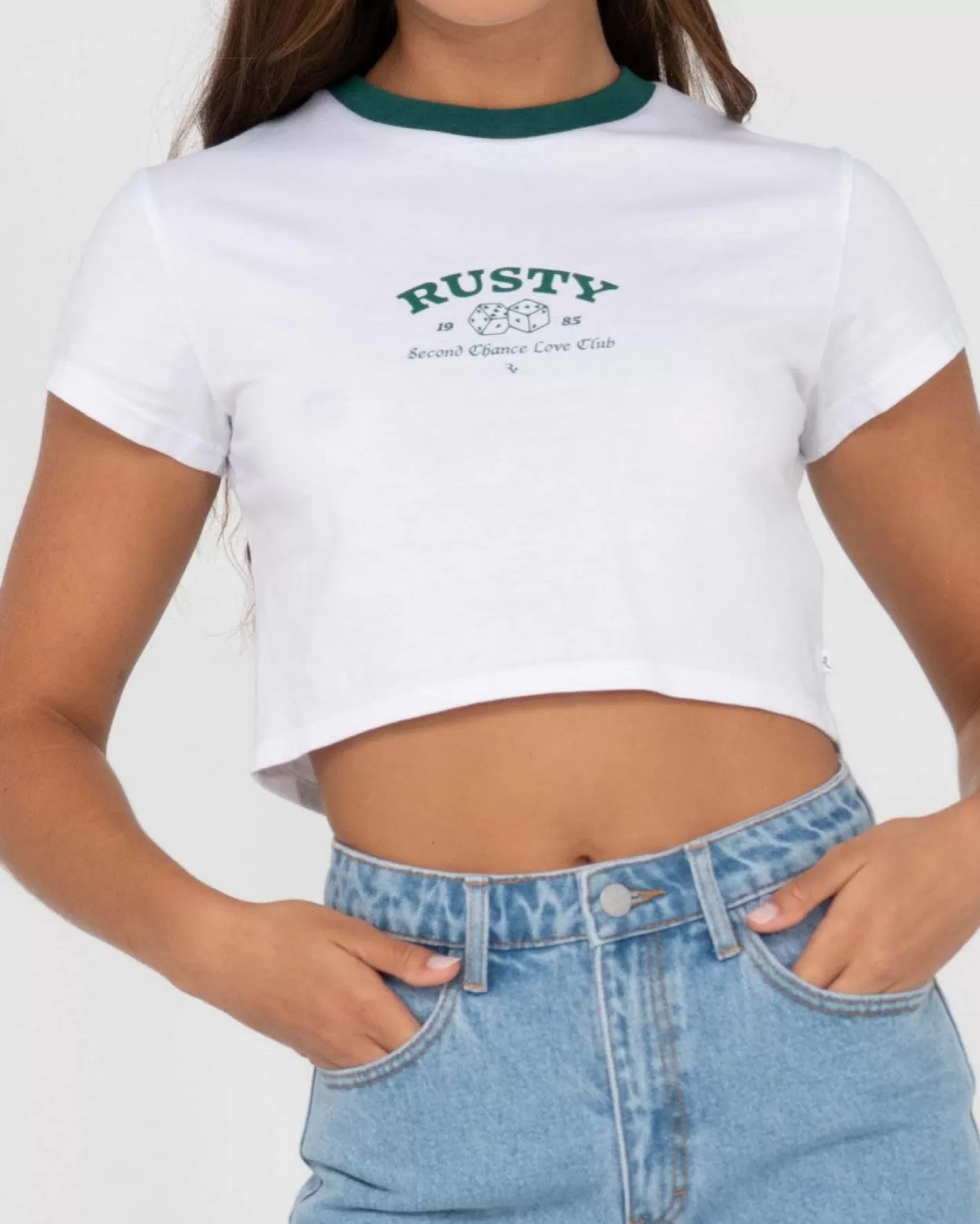 Mujer Rusty Camiseta Para Bebe Con Grafico De Manga Corta Second Chance