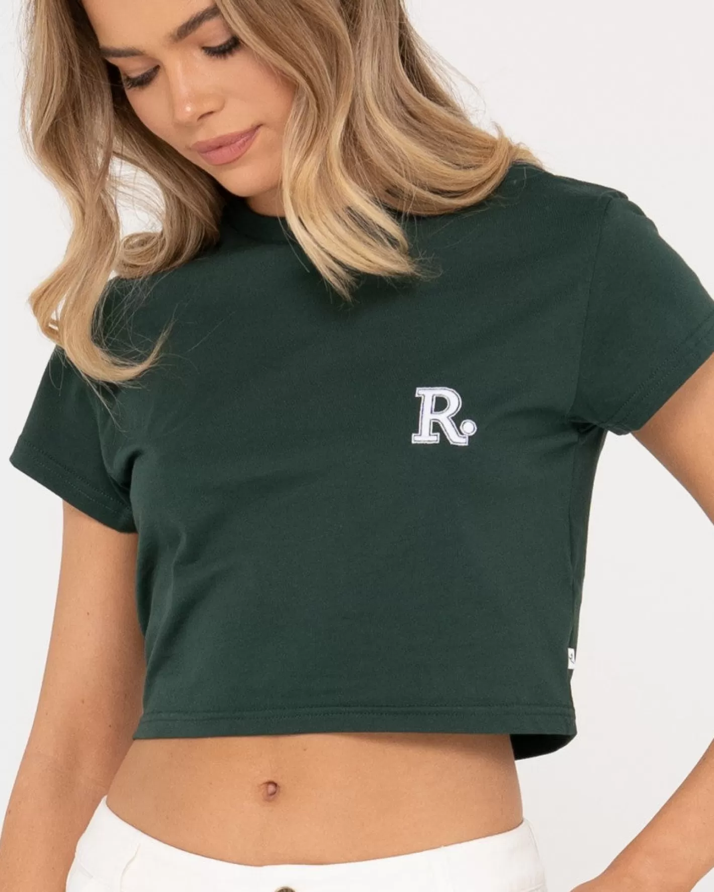 Mujer Rusty Camiseta Para Bebe De Manga Corta Line