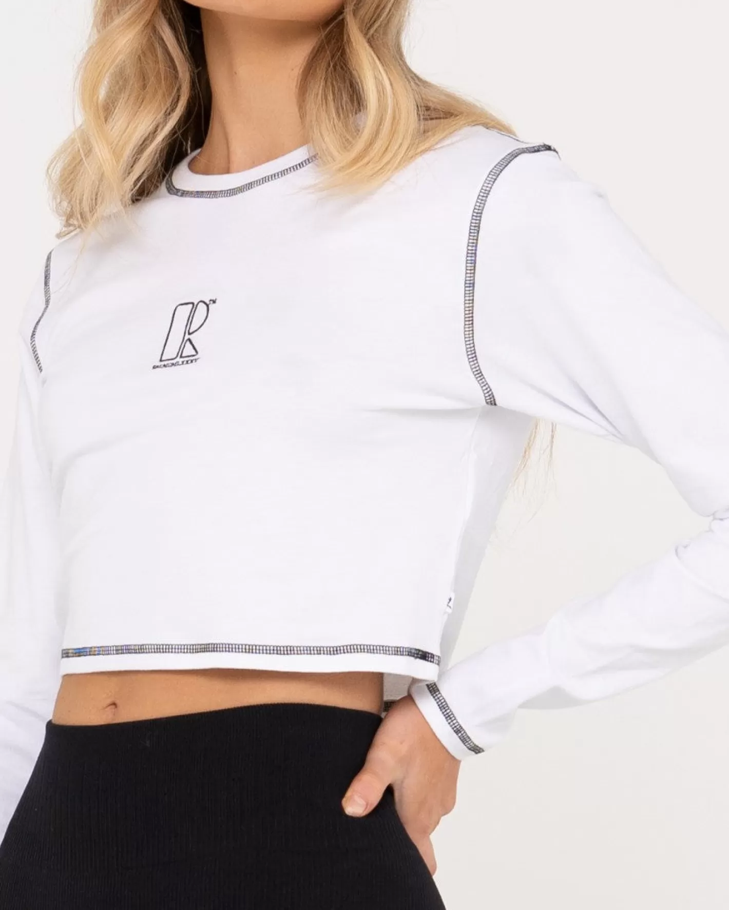 Mujer Rusty Camiseta Para Bebe De Manga Larga De Algodon Organico Fortitude