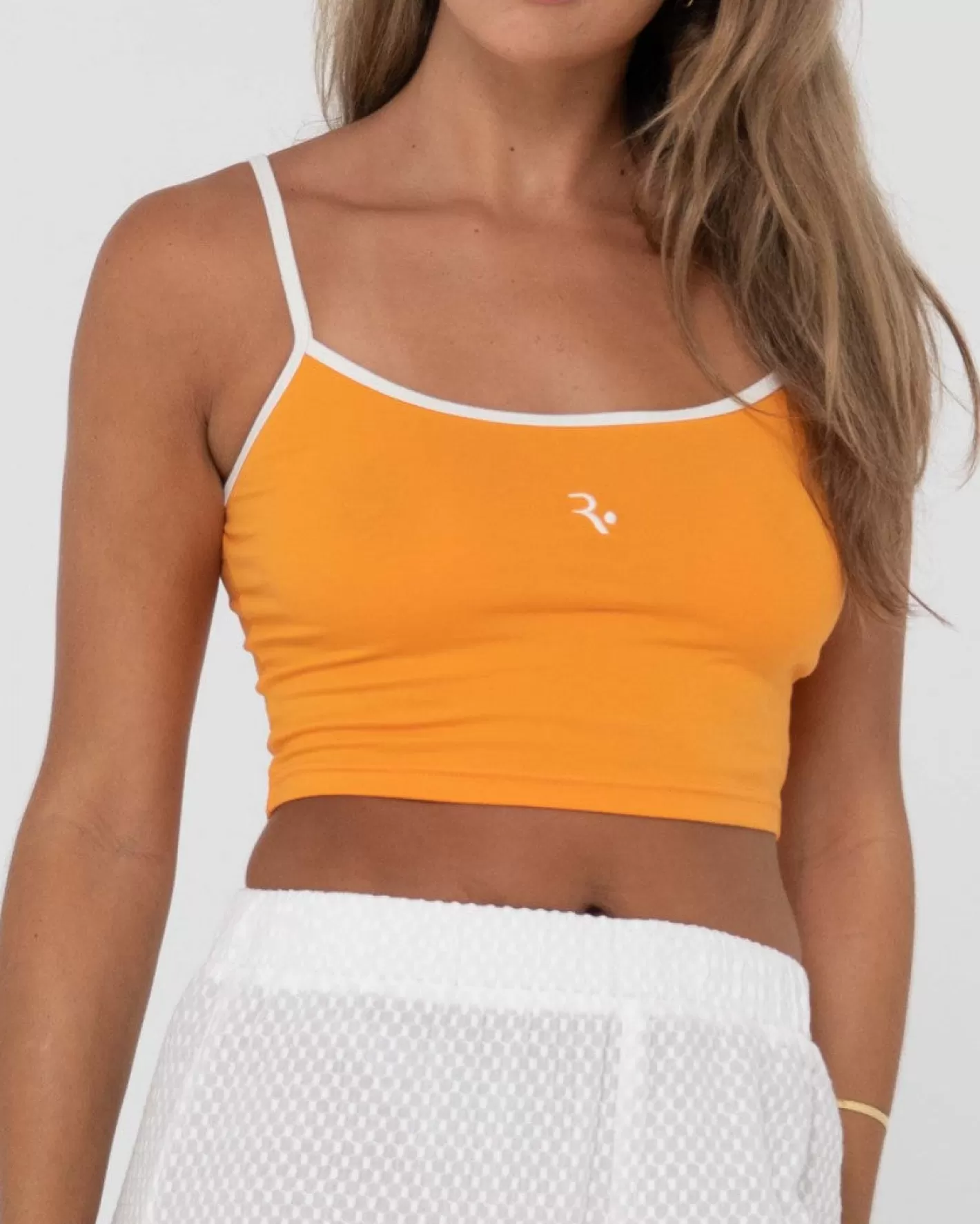 Mujer Rusty Camiseta Sin Mangas Corta En Contraste Charlie Retro