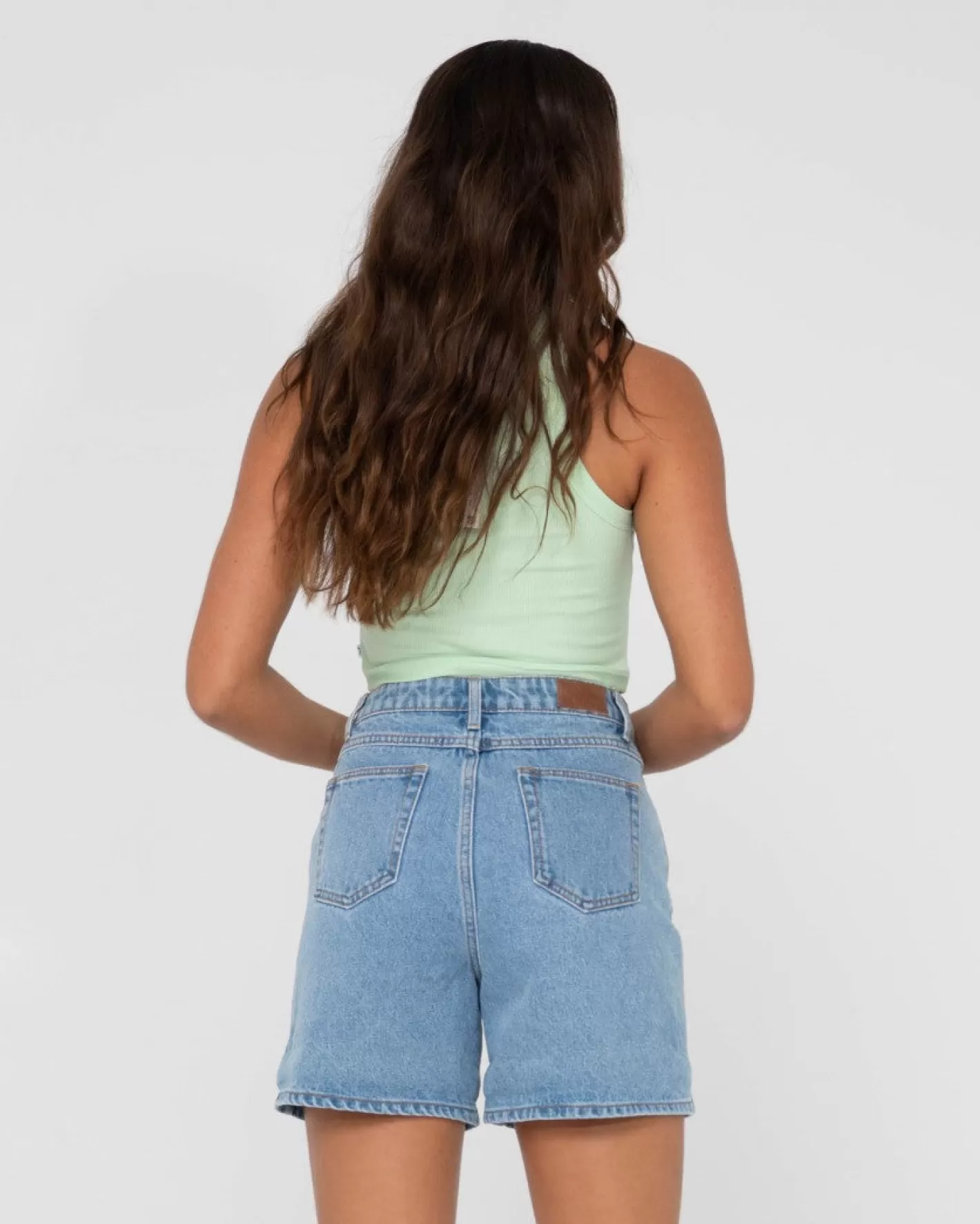 Mujer Rusty Camiseta Sin Mangas Racer En Blanco
