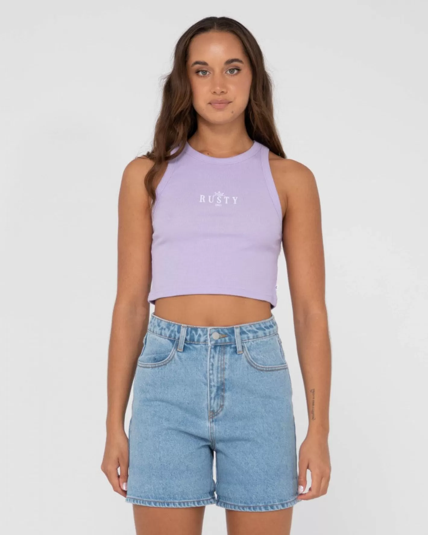 Mujer Rusty Camiseta Sin Mangas Sunrise Racer