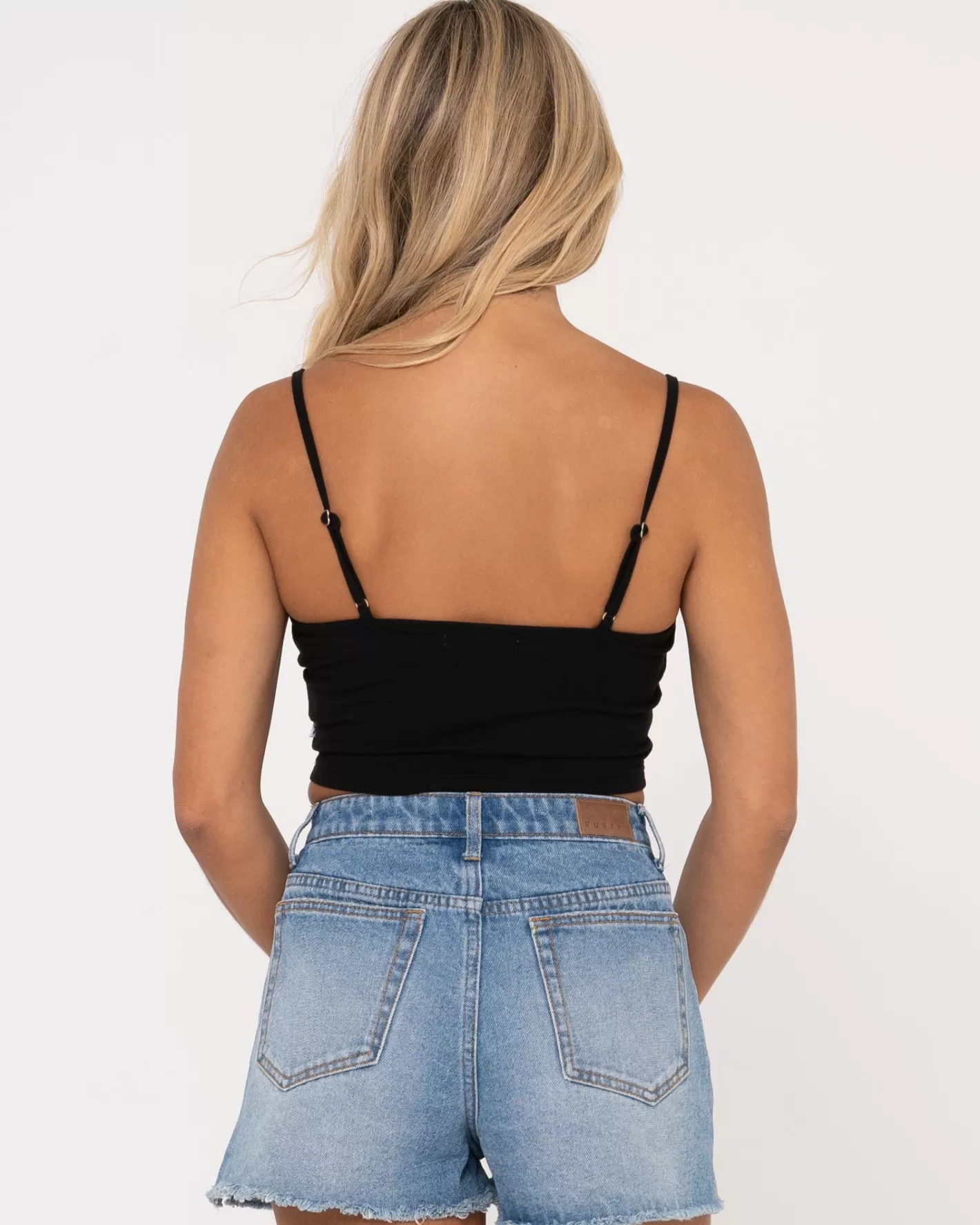 Mujer Rusty Camisola Ajustada De Blanks