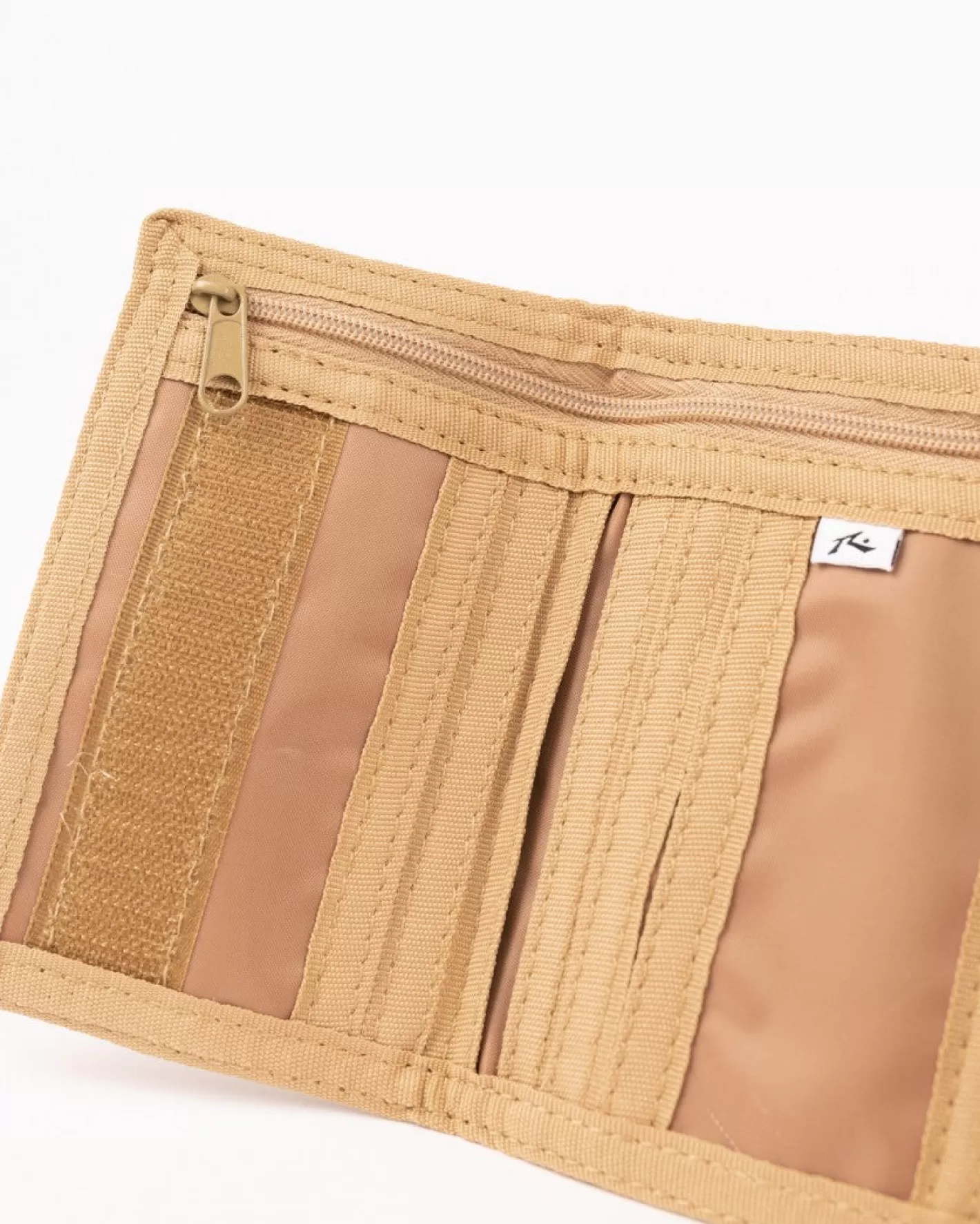 Mujer Rusty Cartera De Cordon Bordada De Tres Pliegues Pit Stop