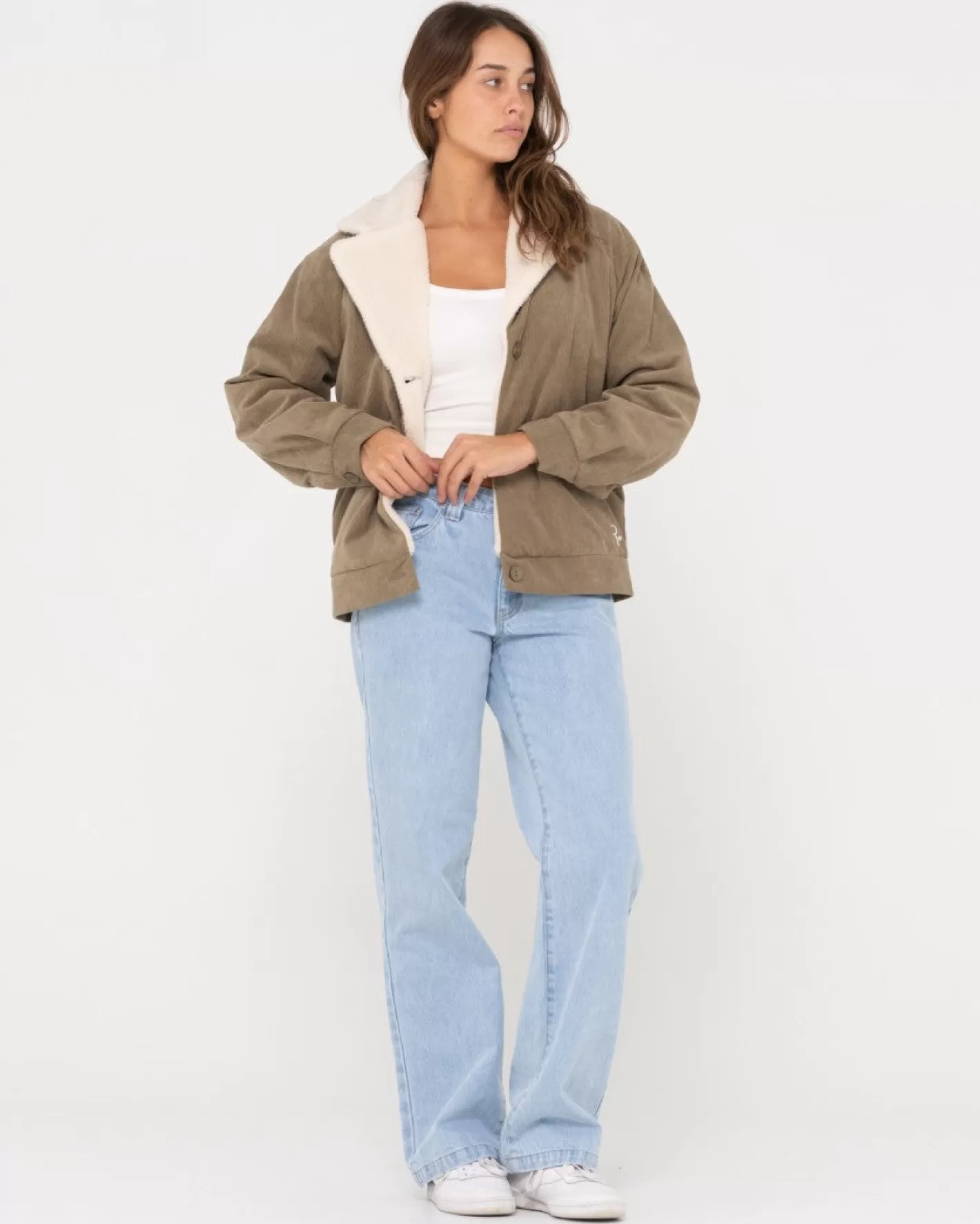 Mujer Rusty Chaqueta De Pana De Corte Relajado De The Secret