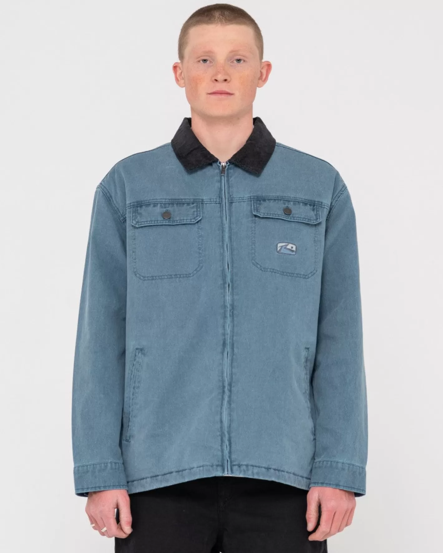 Hombre Rusty Chaqueta Tipo Peto Con Cremallera