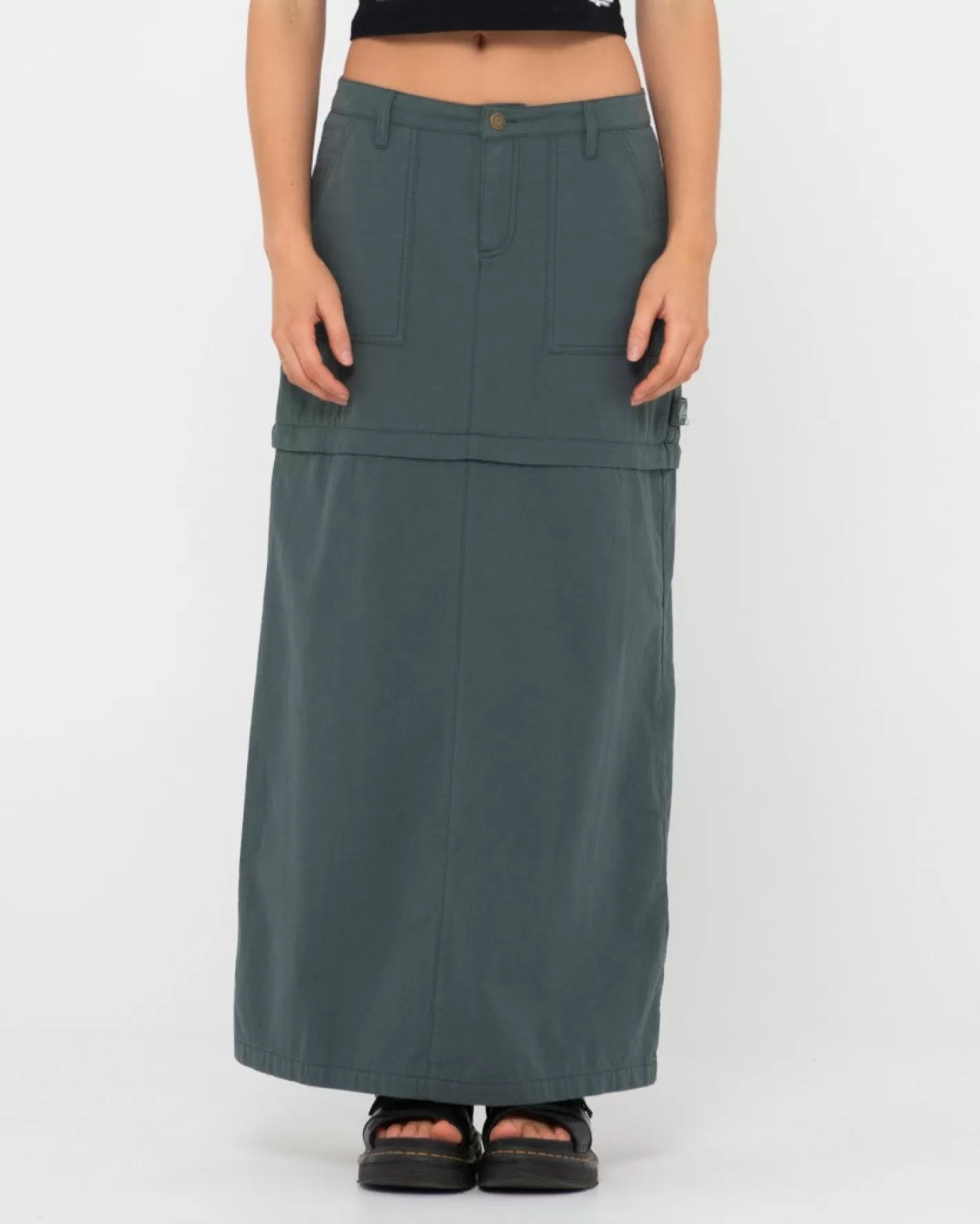 Mujer Rusty Falda Larga Billie De Talle Bajo, Antidesgarro Y Con Cremallera