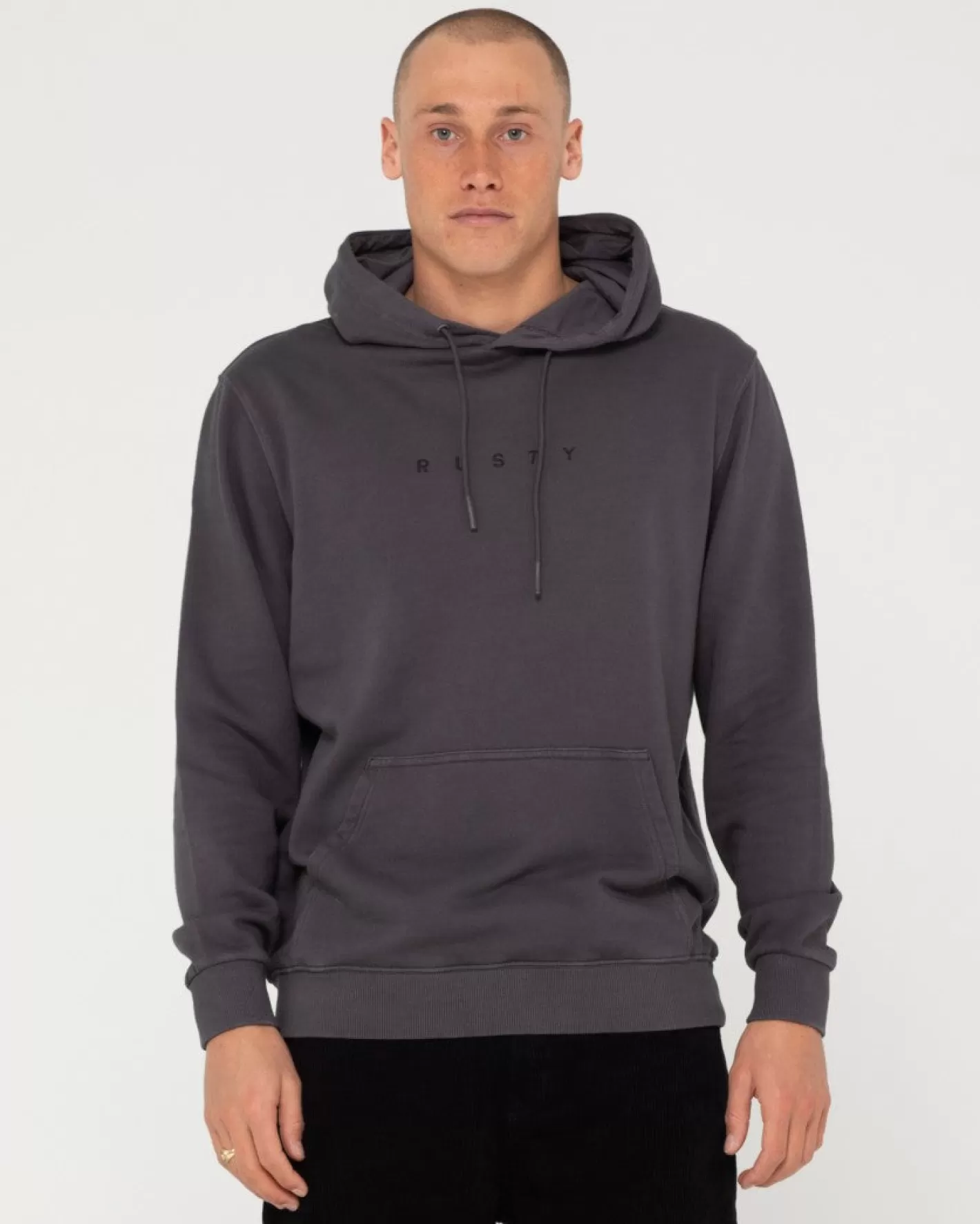 Hombre Rusty Forro Polar Con Capucha De Corte Especial