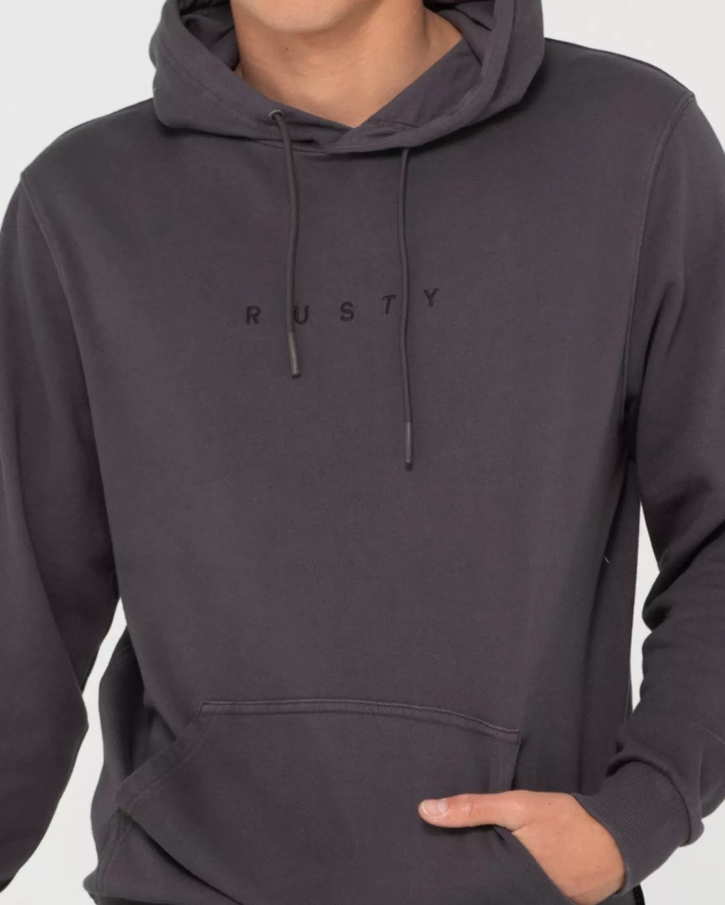Hombre Rusty Forro Polar Con Capucha De Corte Especial