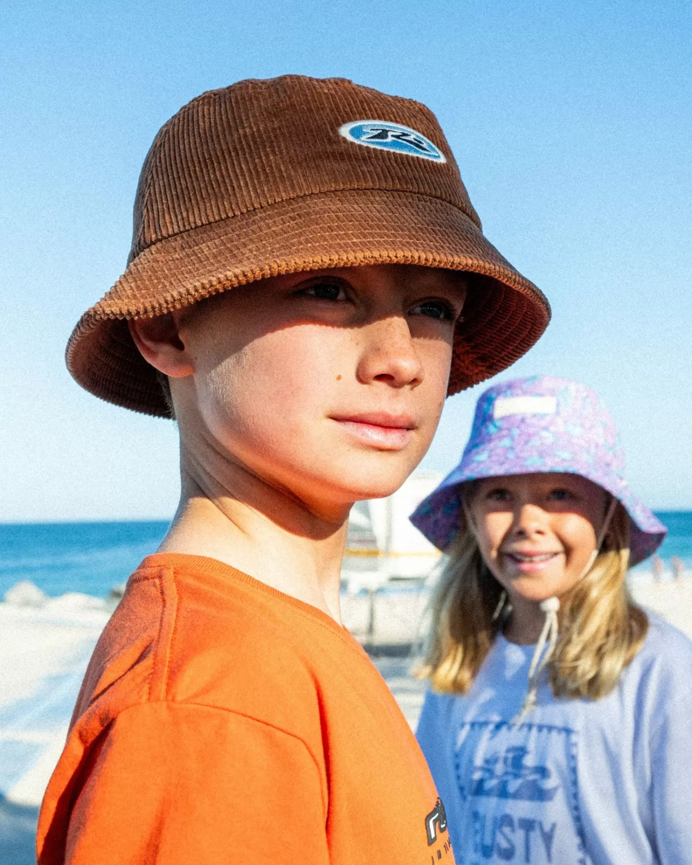 Niños Rusty Glory Days Gorro Tipo Pescador De Pana Para Niños