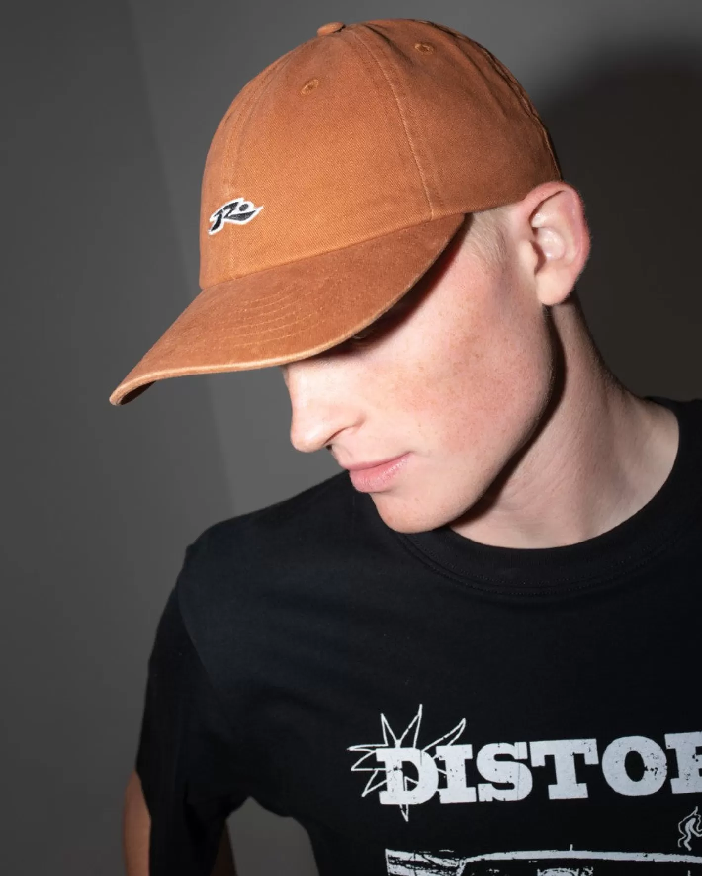Hombre Rusty Gorra De Papa Con Lavado Vintage Y Bordado De Rage