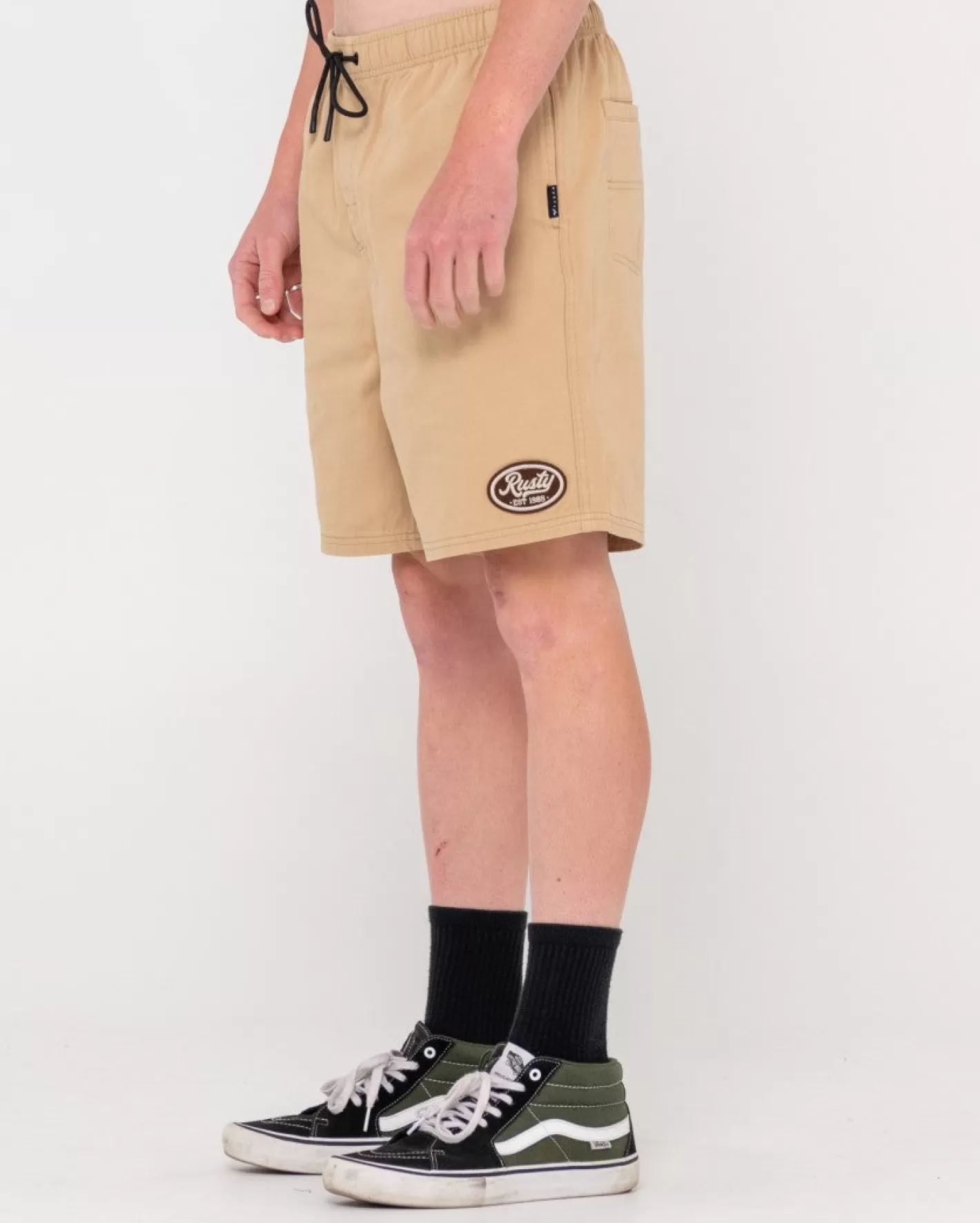 Hombre Rusty Manila Folder Heritage Pantalon Corto Elastico