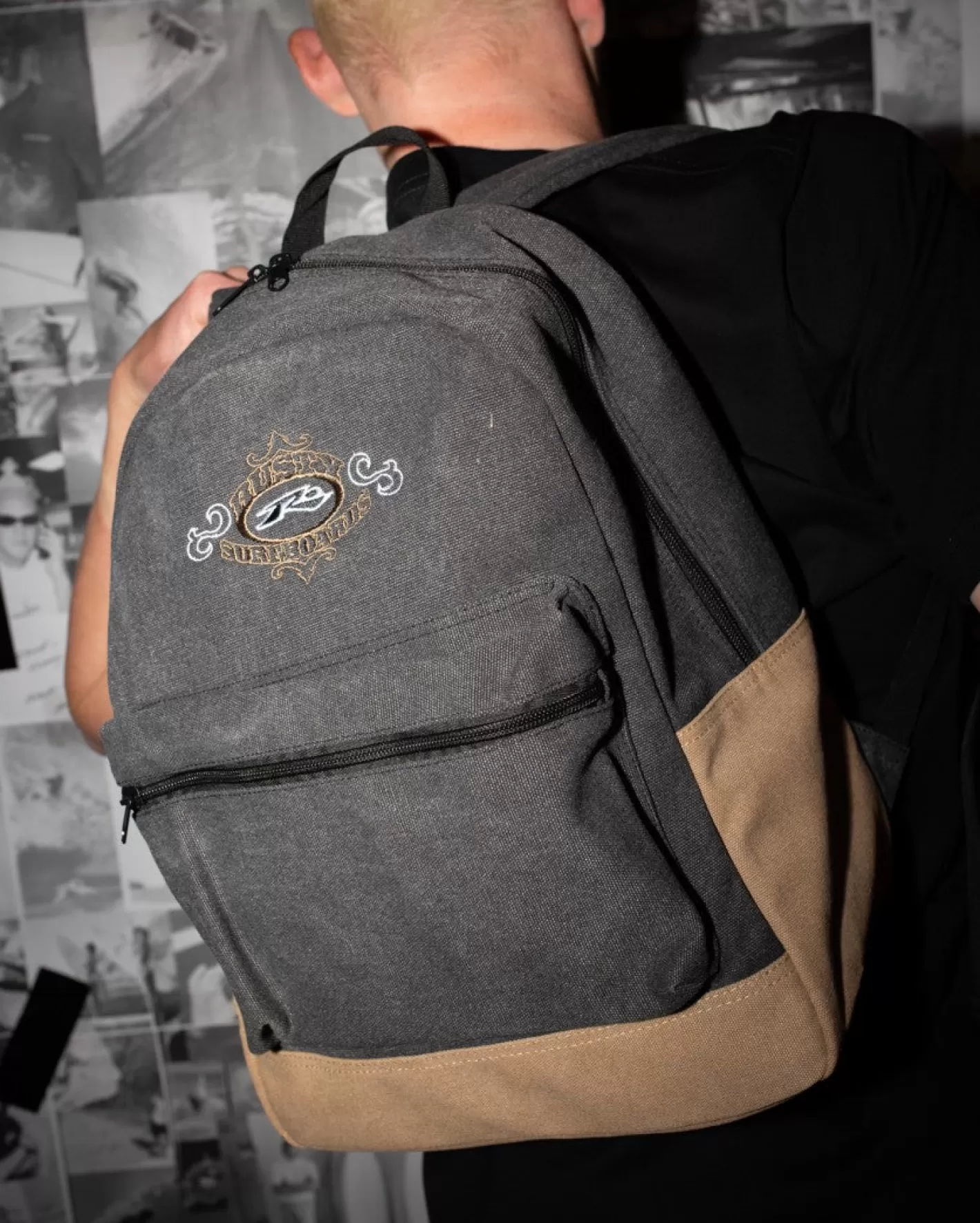 Hombre Rusty Mochila De Cordon Con Bordado Frenzy