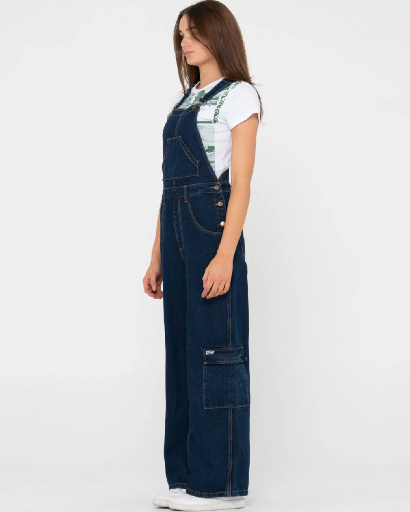 Mujer Rusty Mono Tipo Cargo De Mezclilla Dax