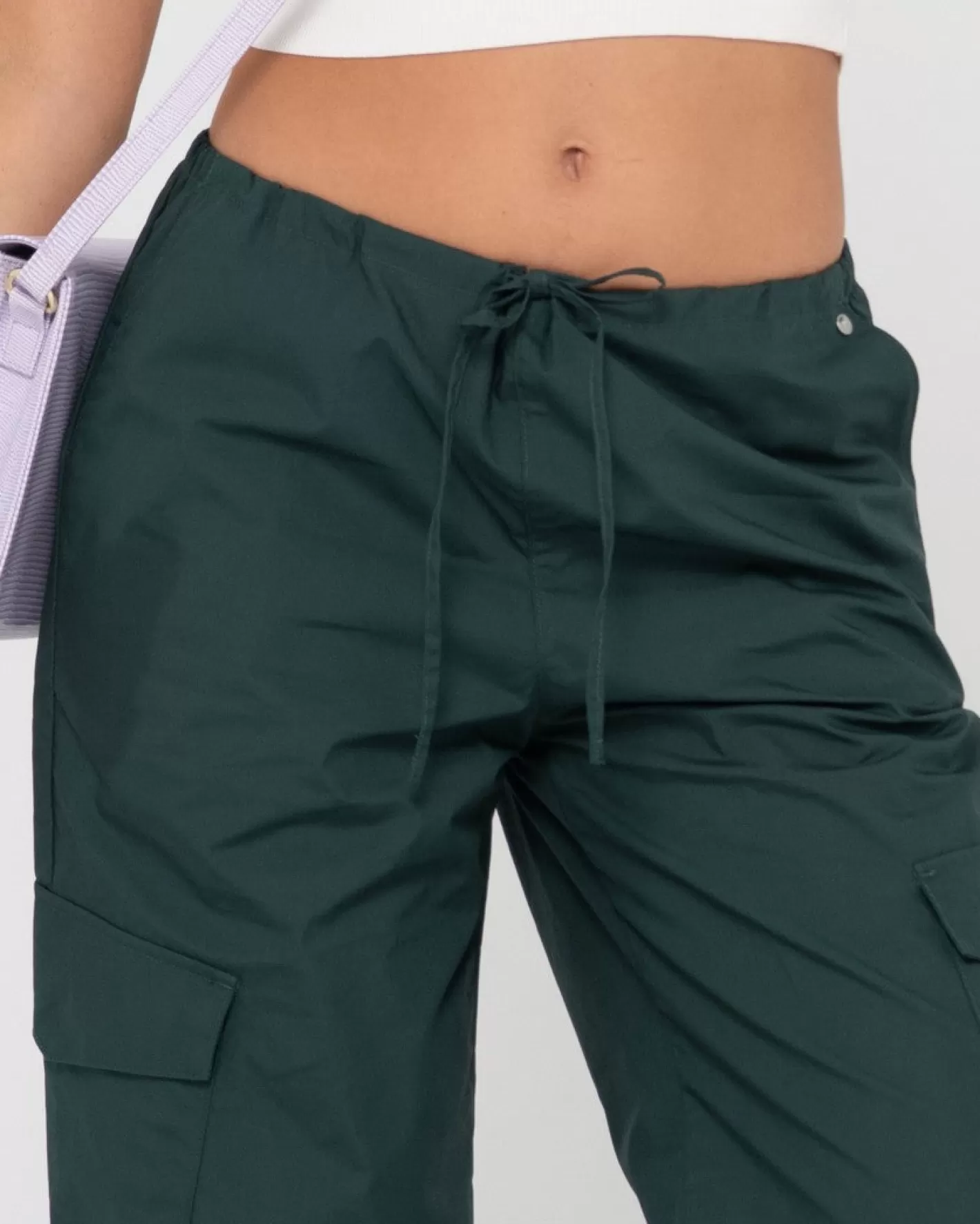 Mujer Rusty Pantalon Cargo Milly De Talle Bajo Y Corte Holgado