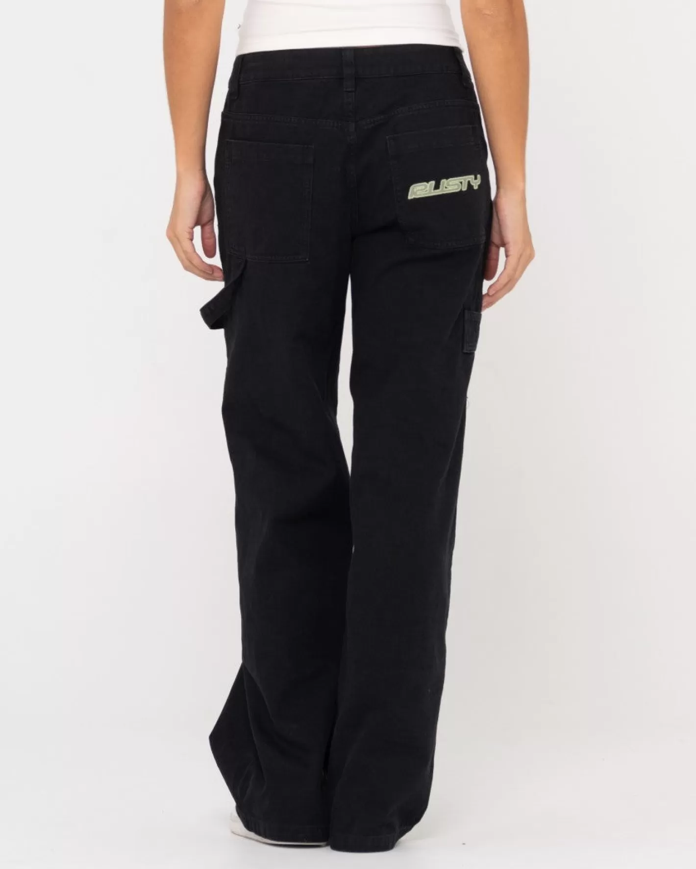 Mujer Rusty Pantalon Carpintero Billie De Talle Bajo