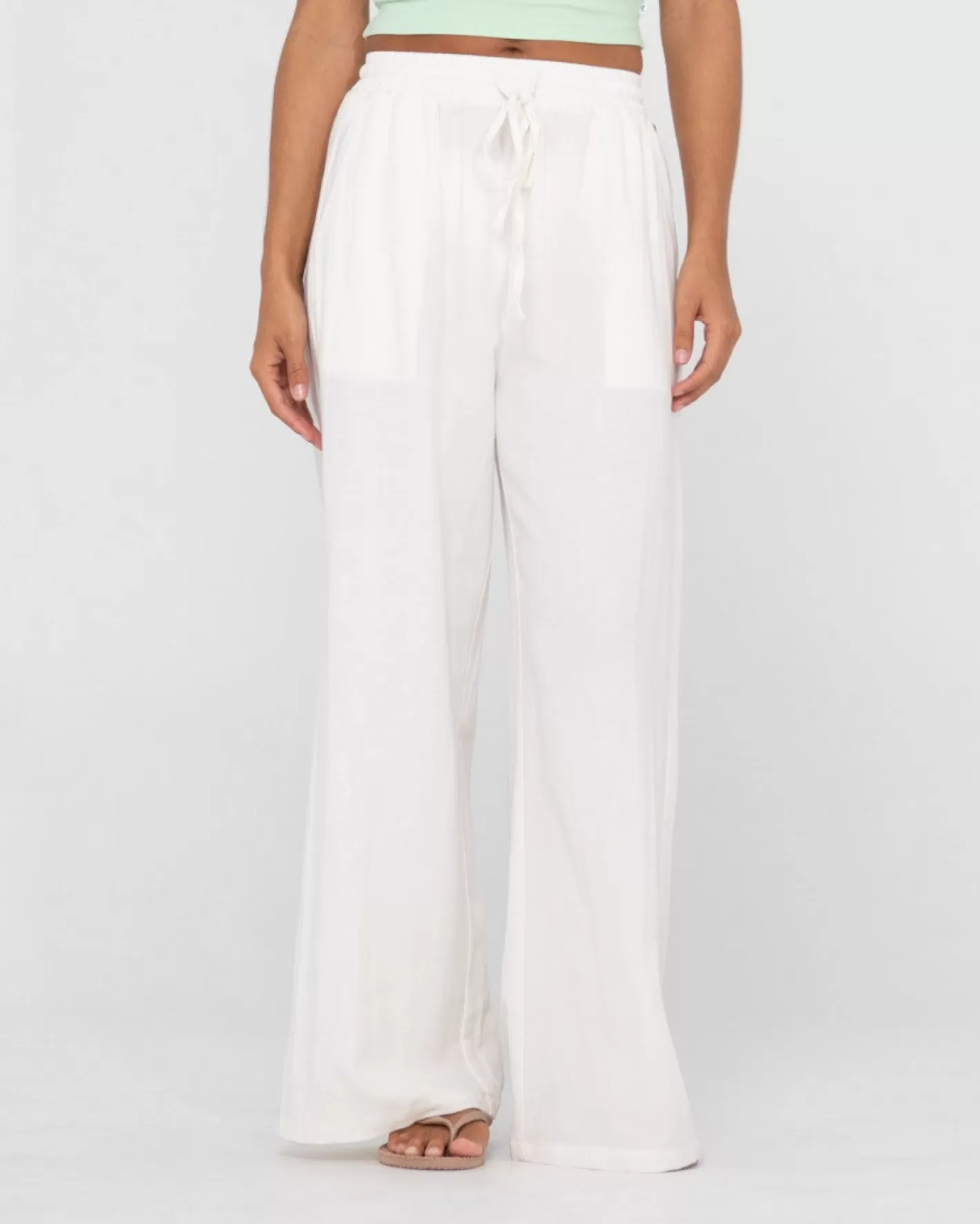 Mujer Rusty Pantalon Confort De Talle Alto Alannah
