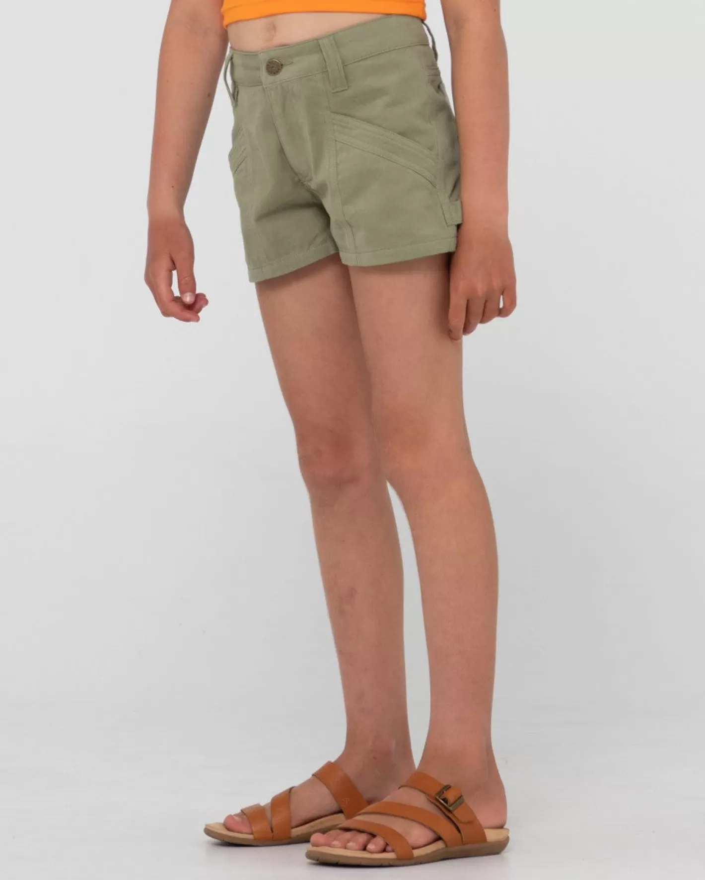 Niños Rusty Pantalon Corto Carpenter De Talle Medio Para Nina De New Look