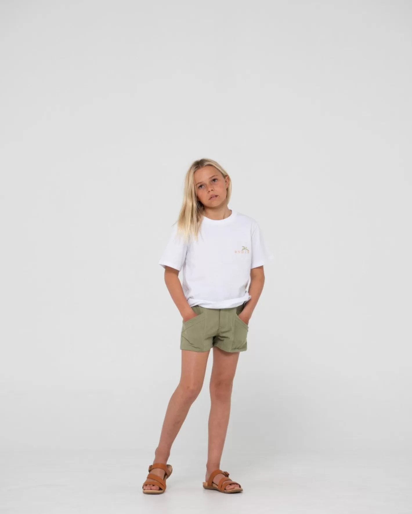 Niños Rusty Pantalon Corto Carpenter De Talle Medio Para Nina De New Look
