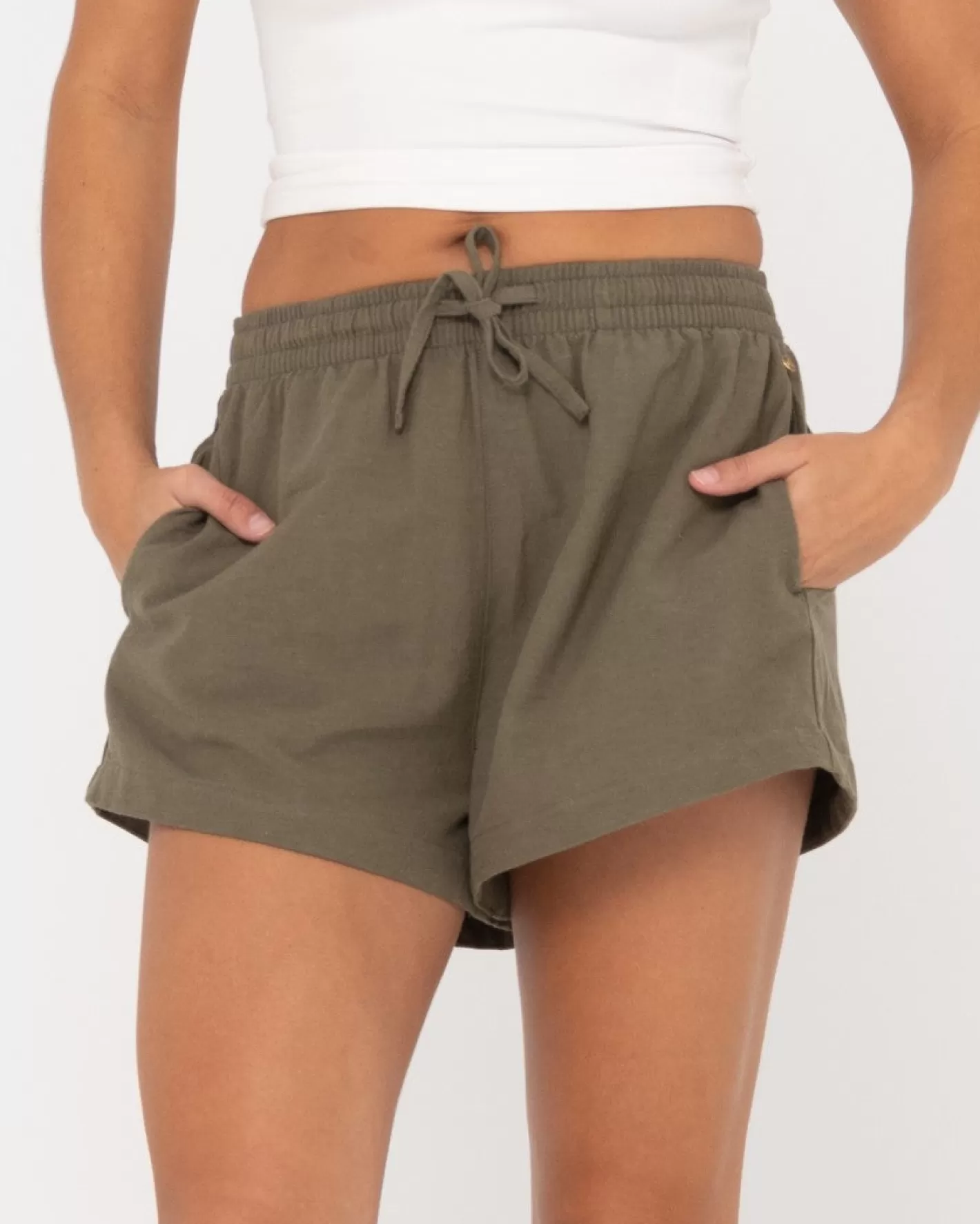 Mujer Rusty Pantalon Corto De Estar Por Casa Alannah Relaxed Fit