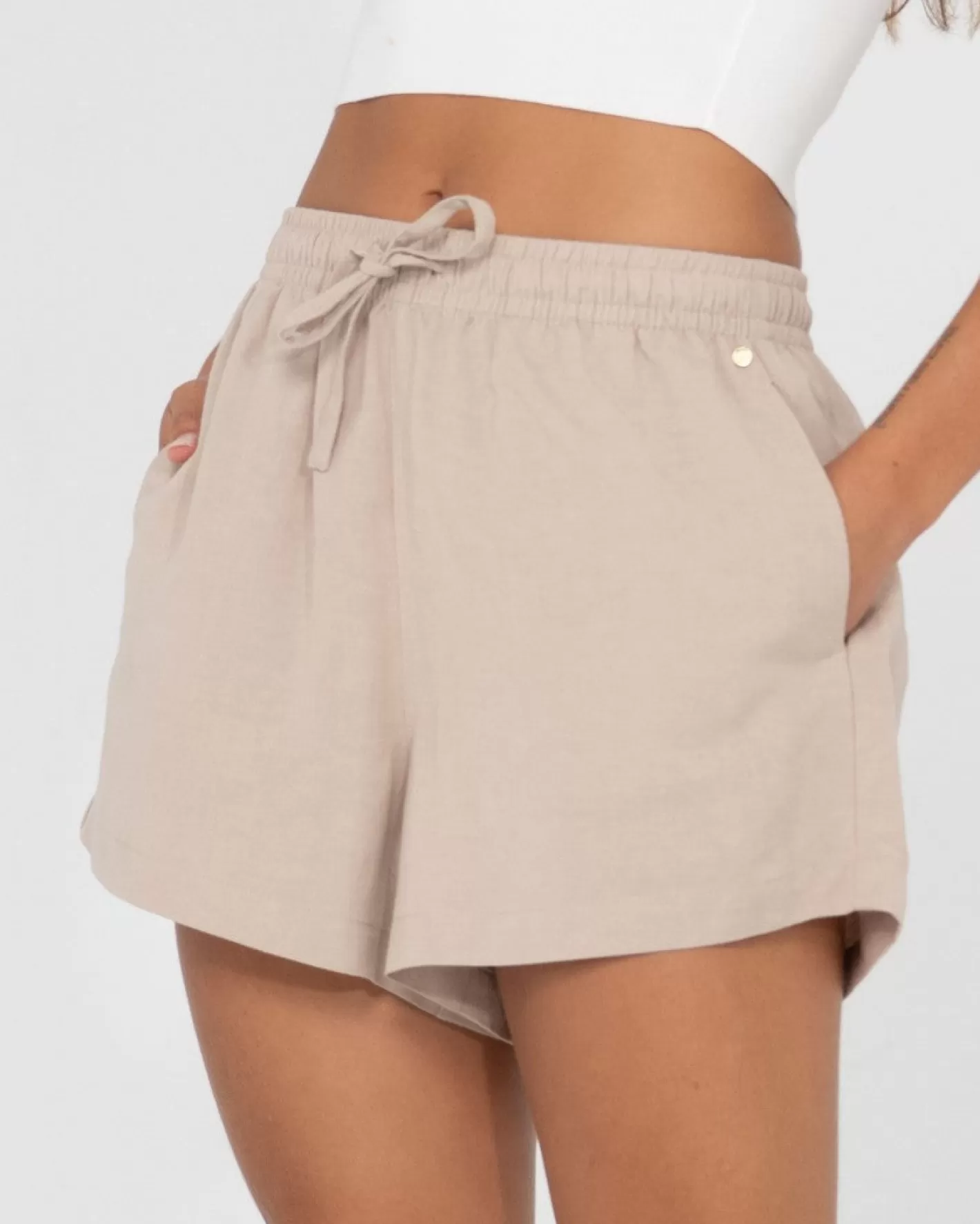 Mujer Rusty Pantalon Corto De Estar Por Casa Alannah Relaxed Fit