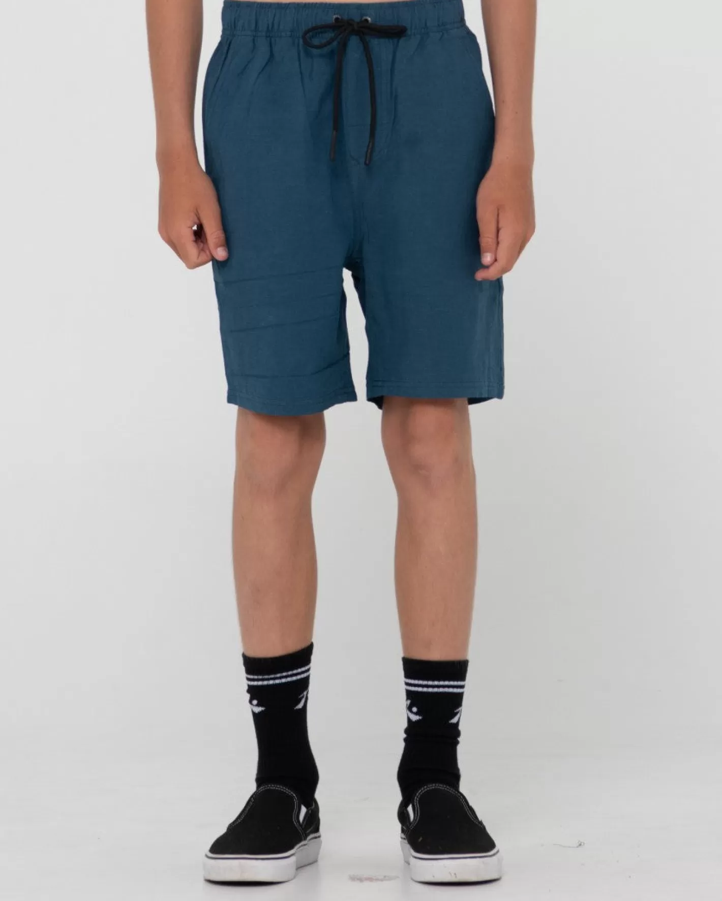 Niños Rusty Pantalon Corto Elastico De Lino Overtone Para Nino
