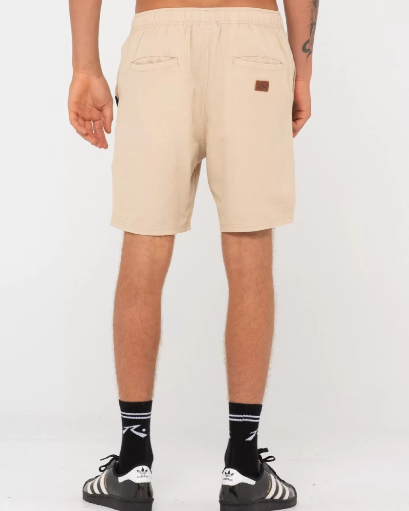 Niños Rusty Pantalon Corto Elastico De Lino Overtone Para Nino