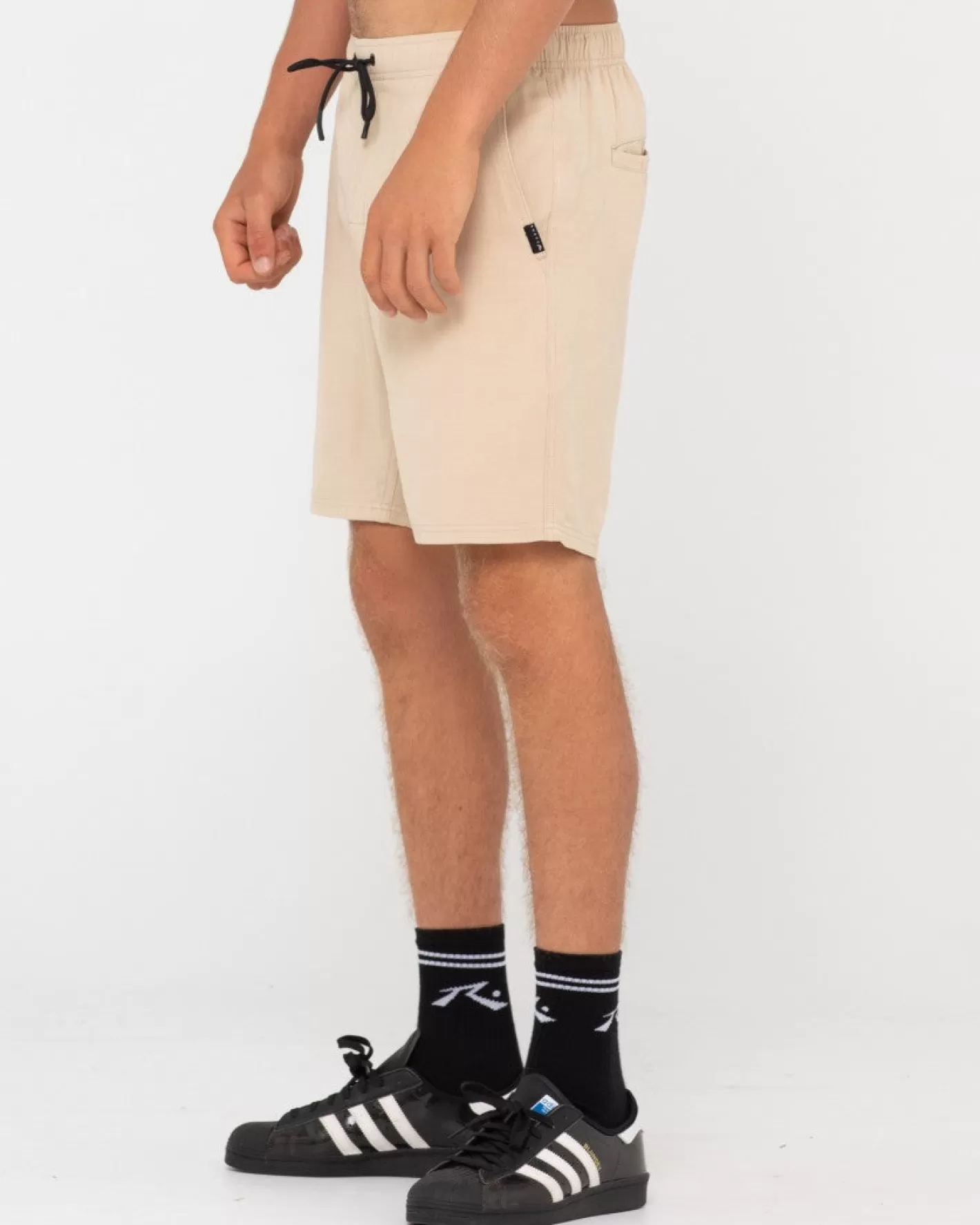 Niños Rusty Pantalon Corto Elastico De Lino Overtone Para Nino