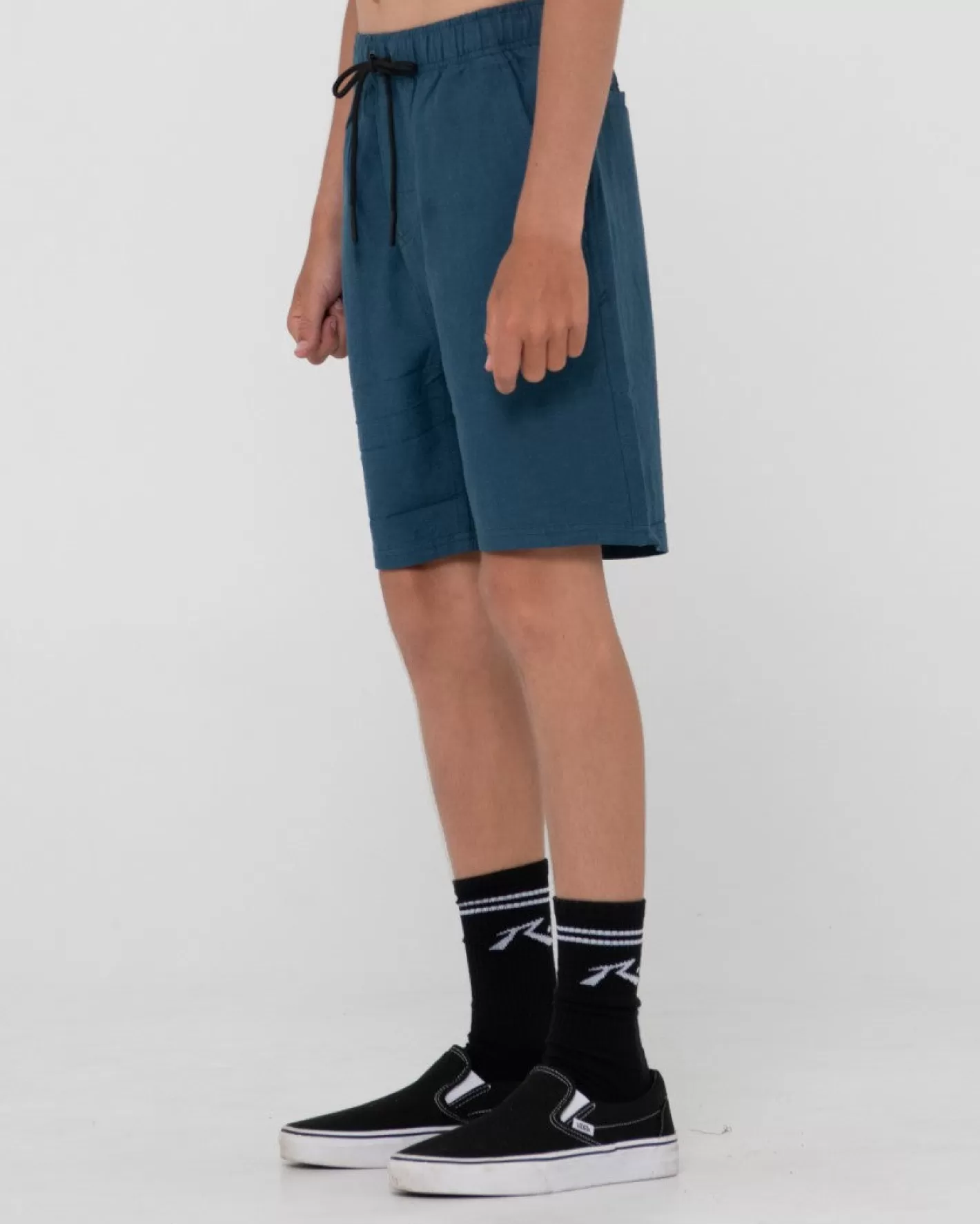 Niños Rusty Pantalon Corto Elastico De Lino Overtone Para Nino