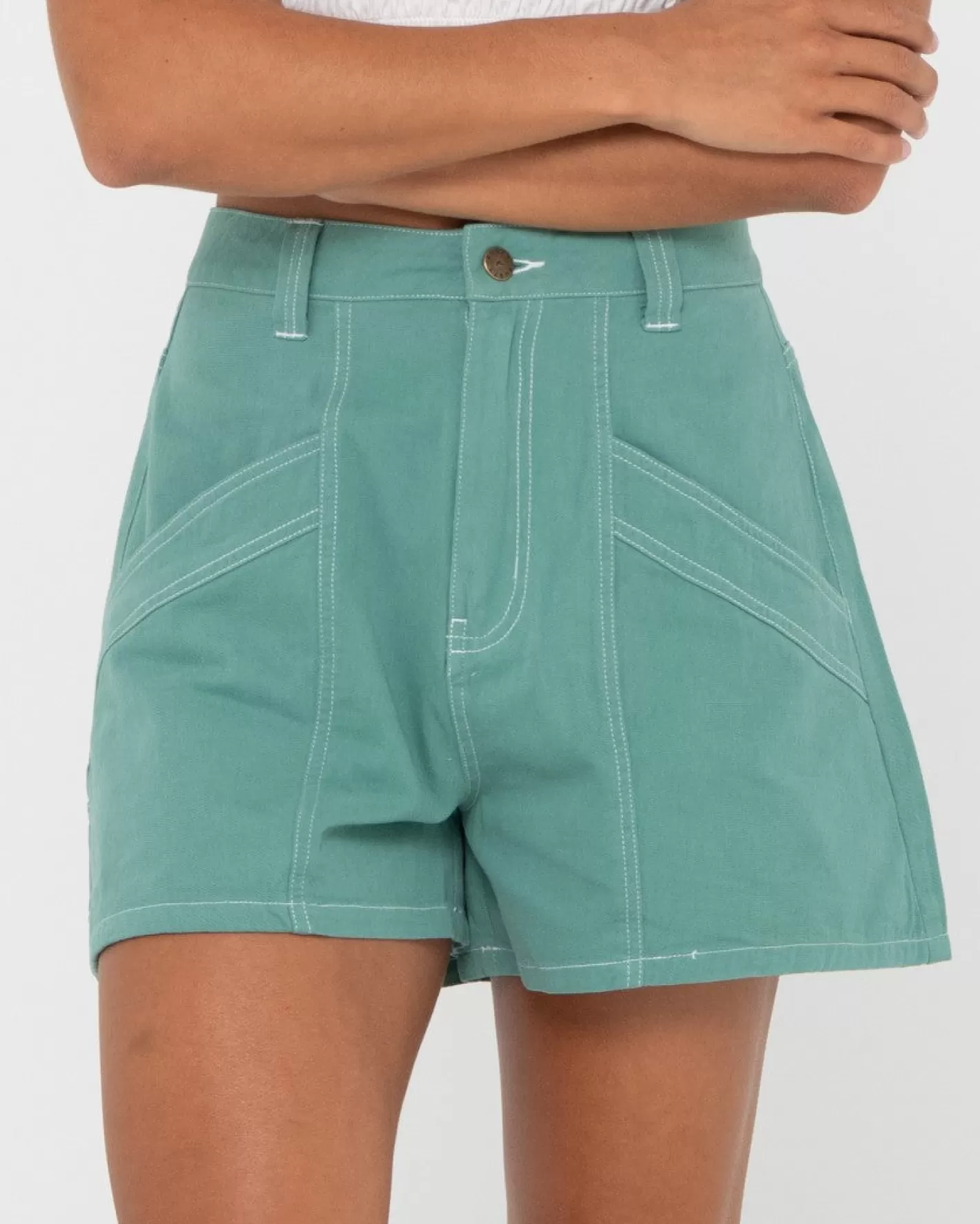 Mujer Rusty Pantalon Corto Tipo Cargo De New Look