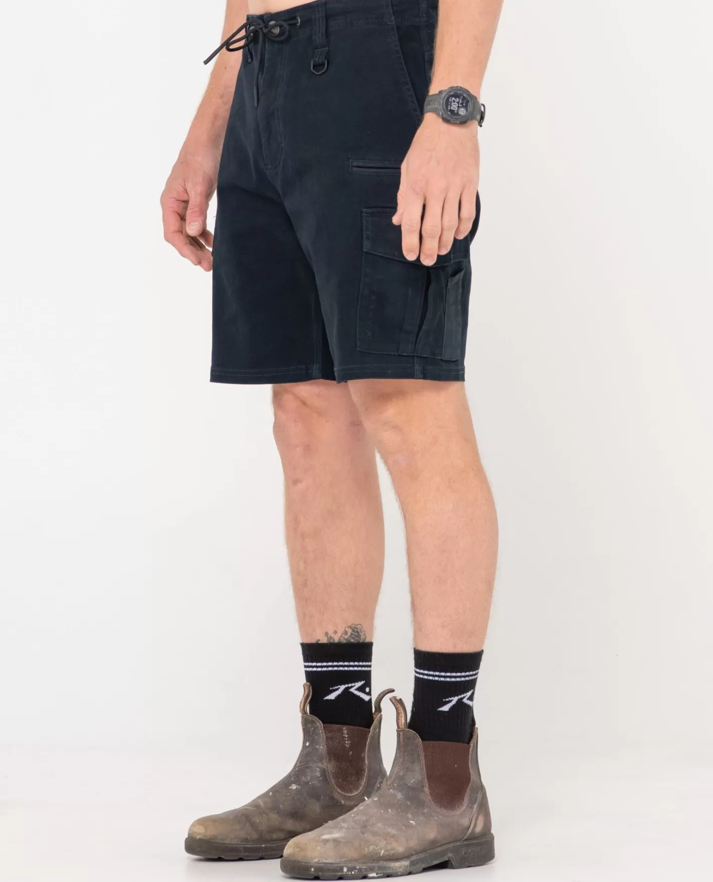 Rusty Pantalon Corto Tipo Cargo Pesado Obligation