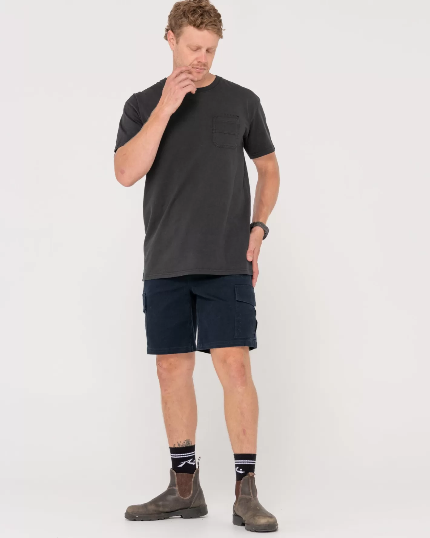 Rusty Pantalon Corto Tipo Cargo Pesado Obligation