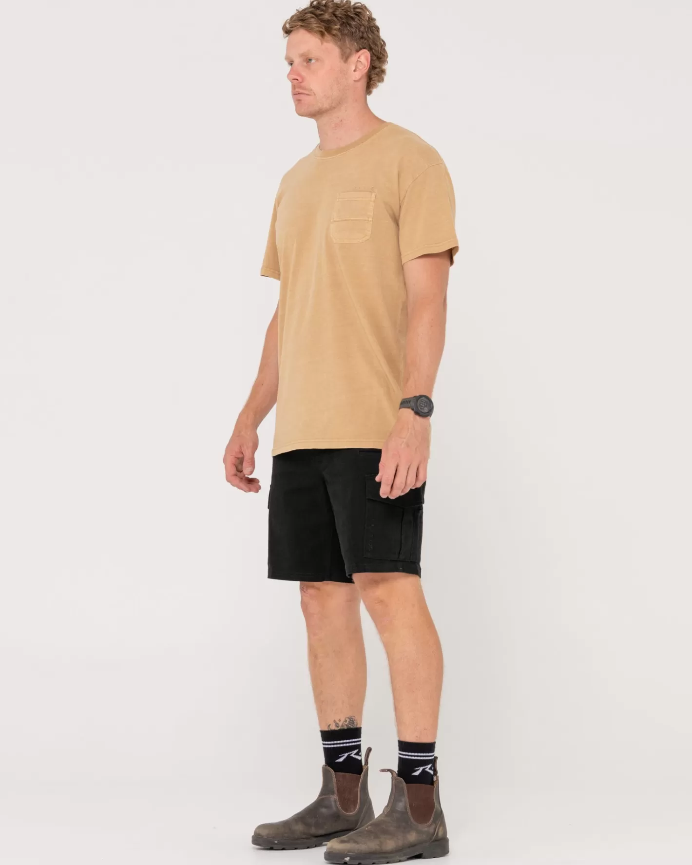 Rusty Pantalon Corto Tipo Cargo Pesado Obligation